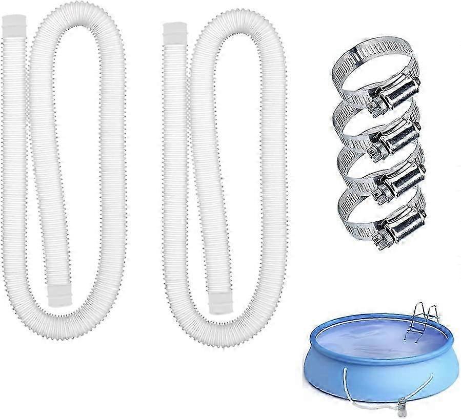 Ulisem2 Pezzi Tubo Di Ricambio Per Piscina Fuori Terra, Tubo Di Ricambio Per Piscina Fuori Terra Tubo Di Ricambio Per Pompa Filtro Piscina 59x125 Pollici 88472851 - Foto 3