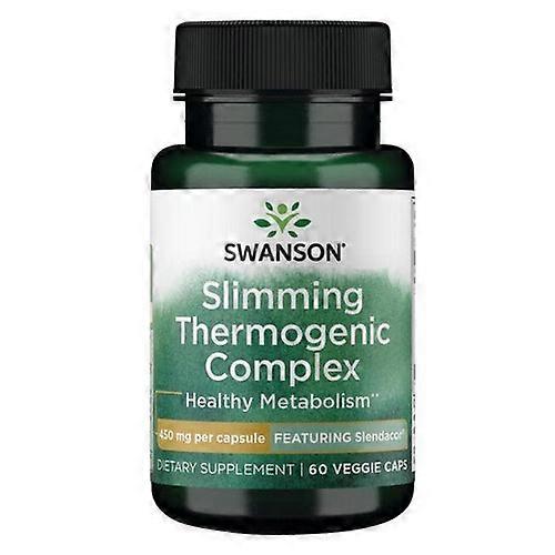 Swanson Vitamins Slimming Thermogenic Complex Featuring Slendacor,450 Mg,60 Veg Caps