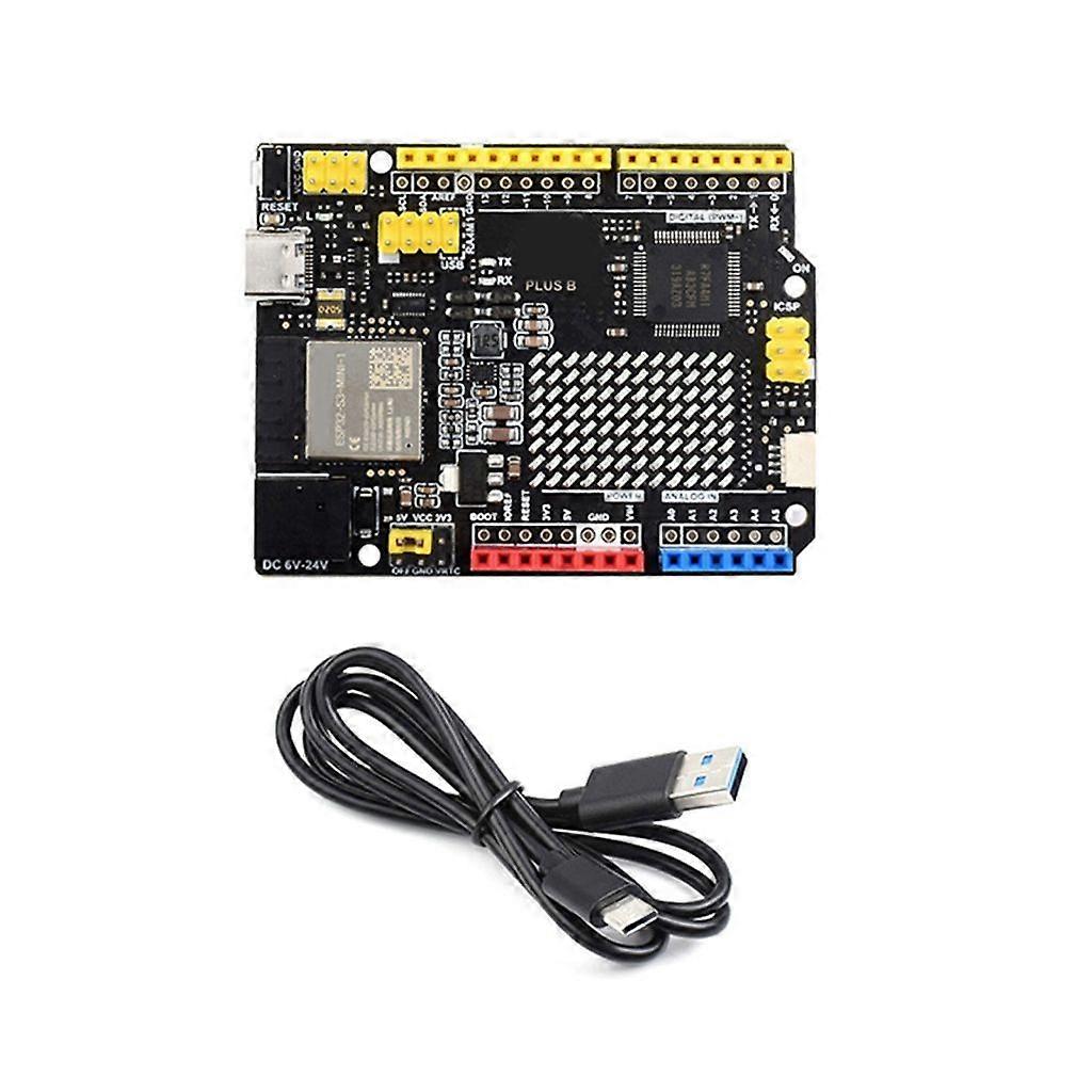 R7FA4 PLUS B ESP32-S3FN8 Wireless Development Board 12x8 LED Module