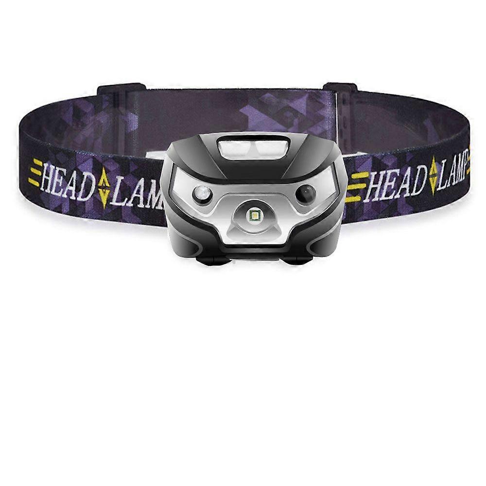 Rechargeable Led Headlamp With Body Motion Sensor,Camping Torch,Usb Flash