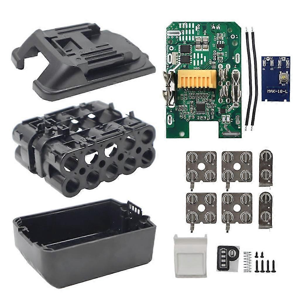 Bl1830 - Battery Case Charging Protection Circuit Board Box For 18v Label Led Battery Indicator Bl1