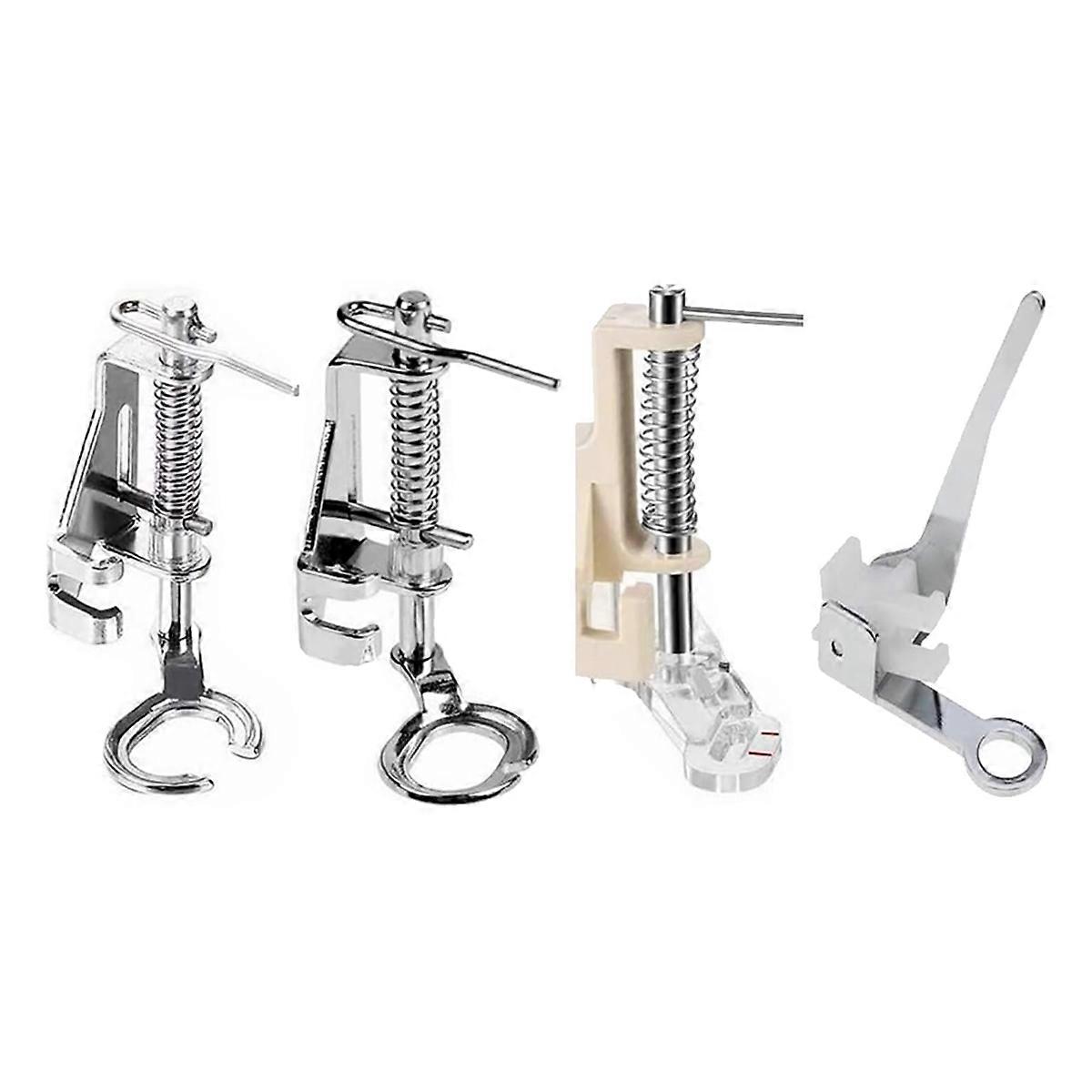 4PCS Large Metal Darning Presser Foot Set for Sewing Machines