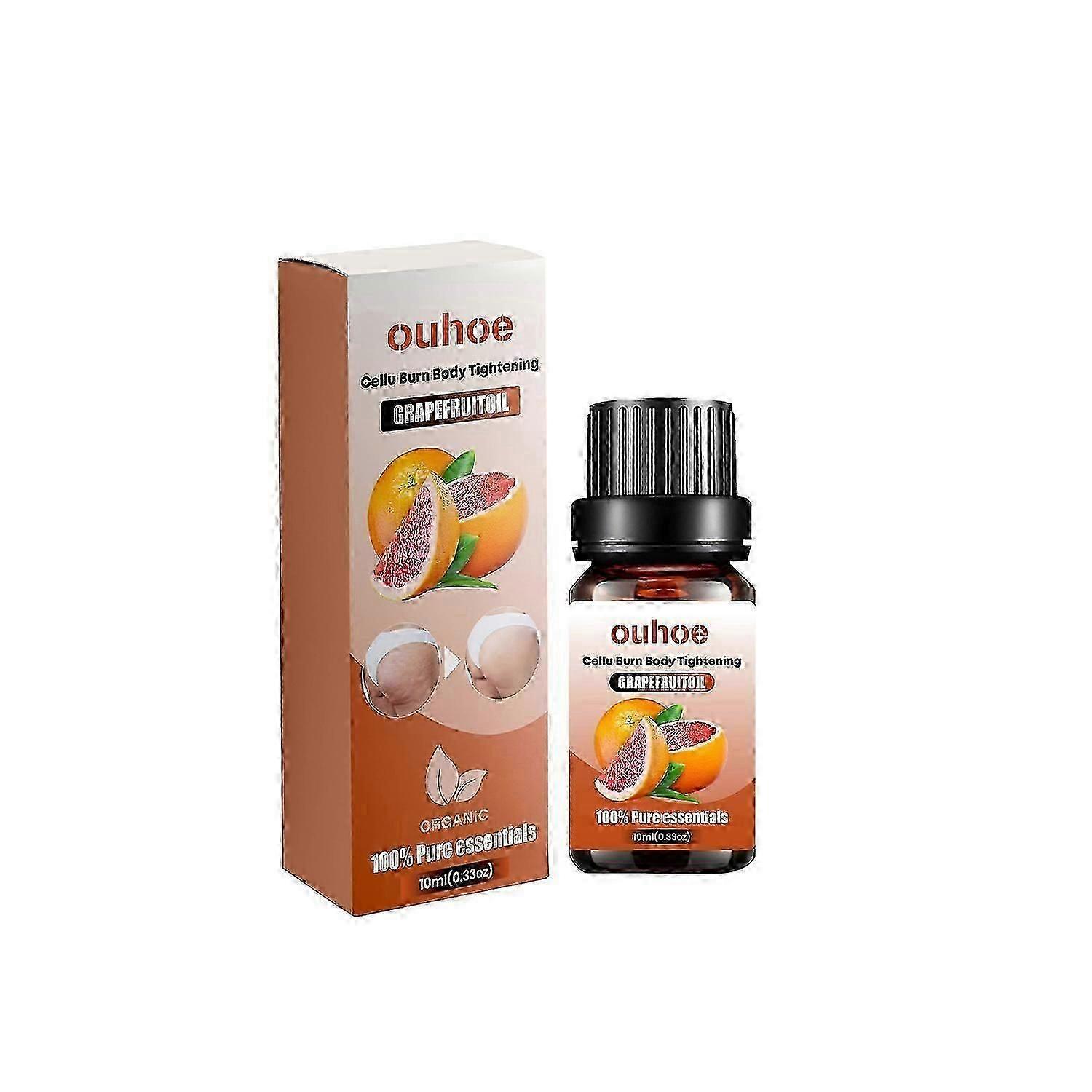 OUHOE שמן אשכוליות ממצק לגוף, עיסוי עור ממצק נגד קליפת תפוז שמן לעיצוב הגוף