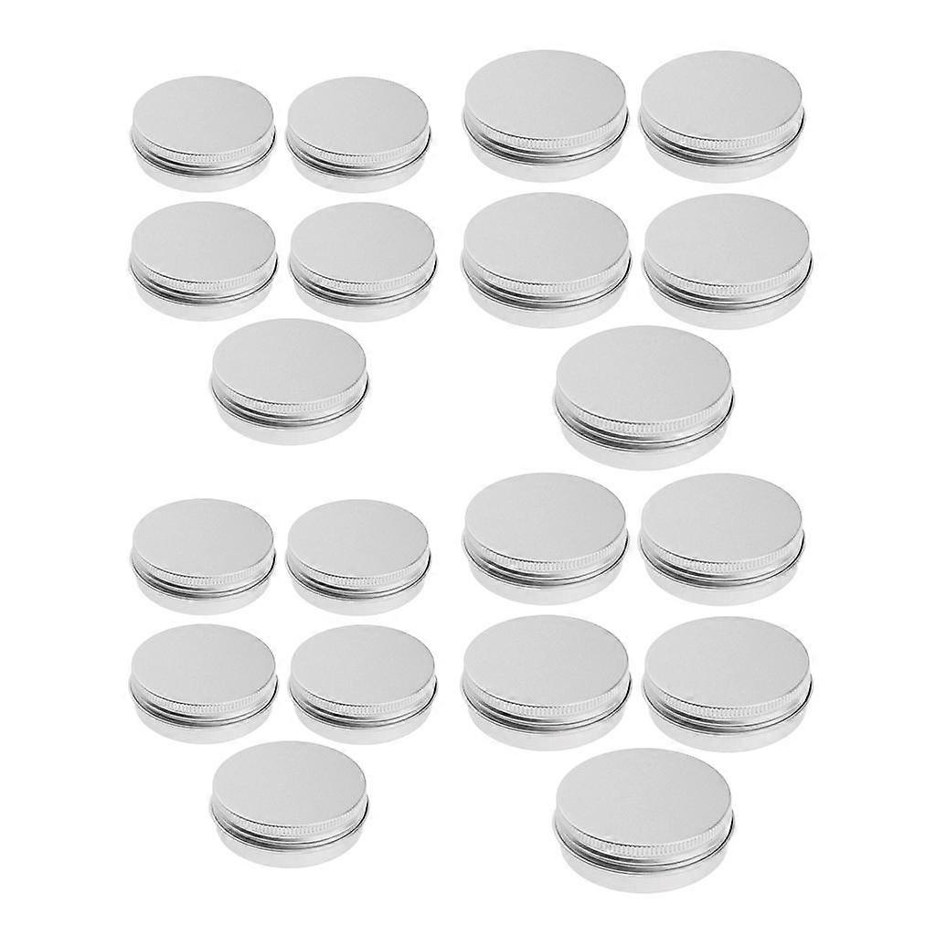 20 Stück Aluminiumtöpfe Dosen Spirale 5/15ml