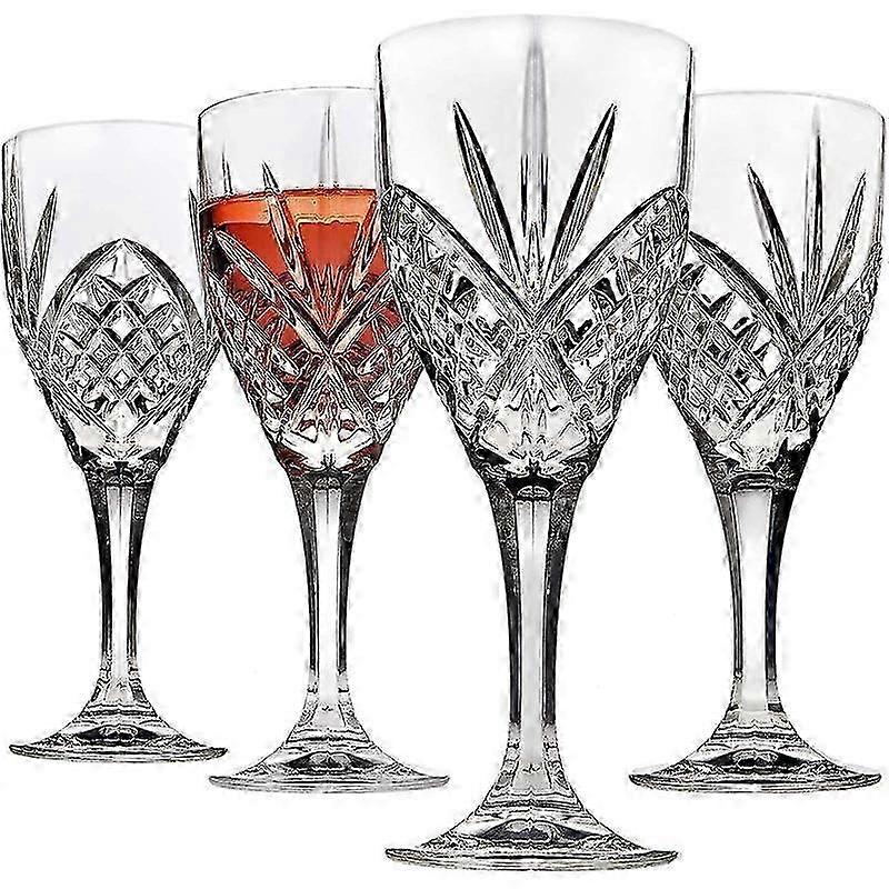 Unbreakable Reusable Acrylic Goblets - Dublin Series, 4-Pack