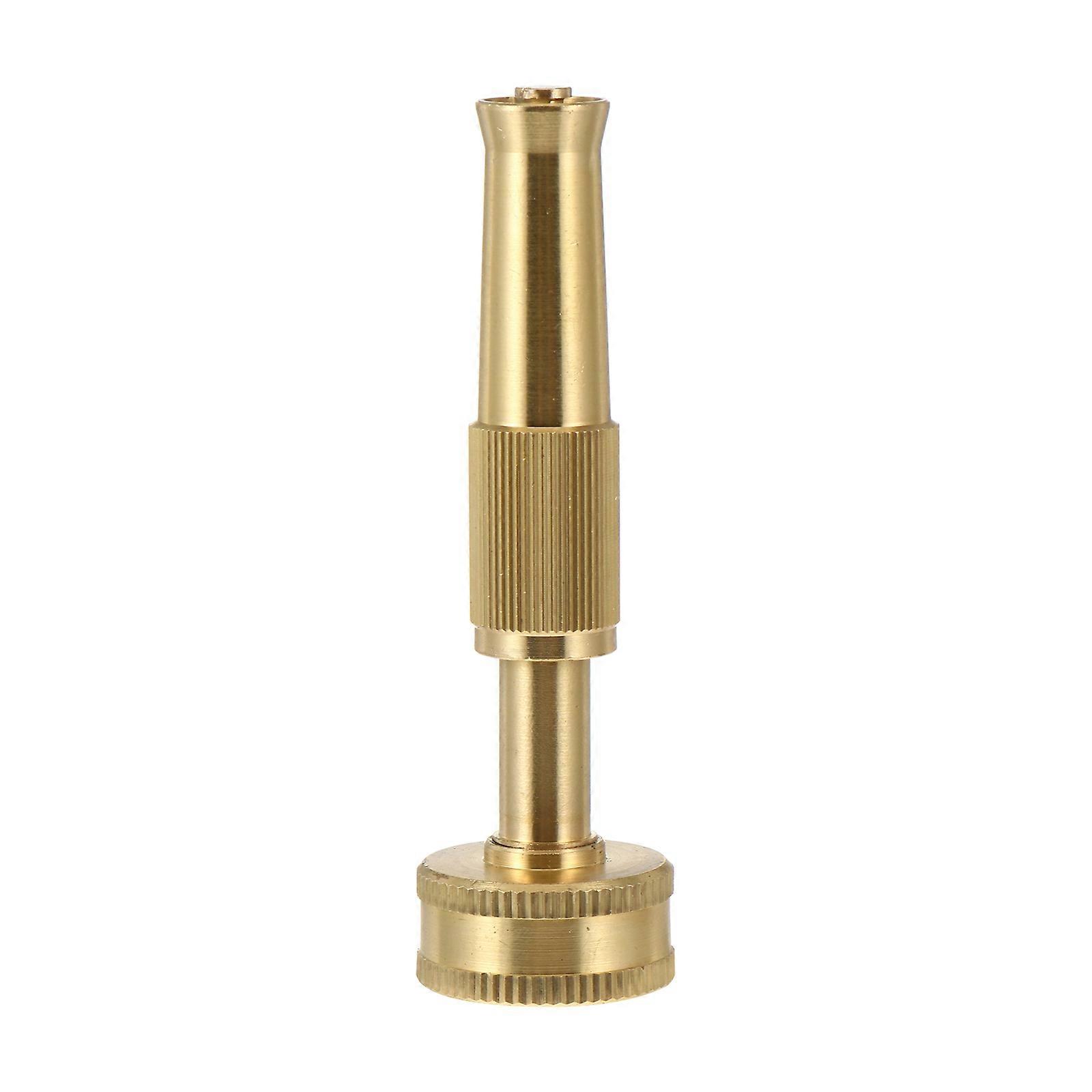 Sprayer with Adjustable Pressure for Watering Flowers and Car Washing Golden 3/4 inch
