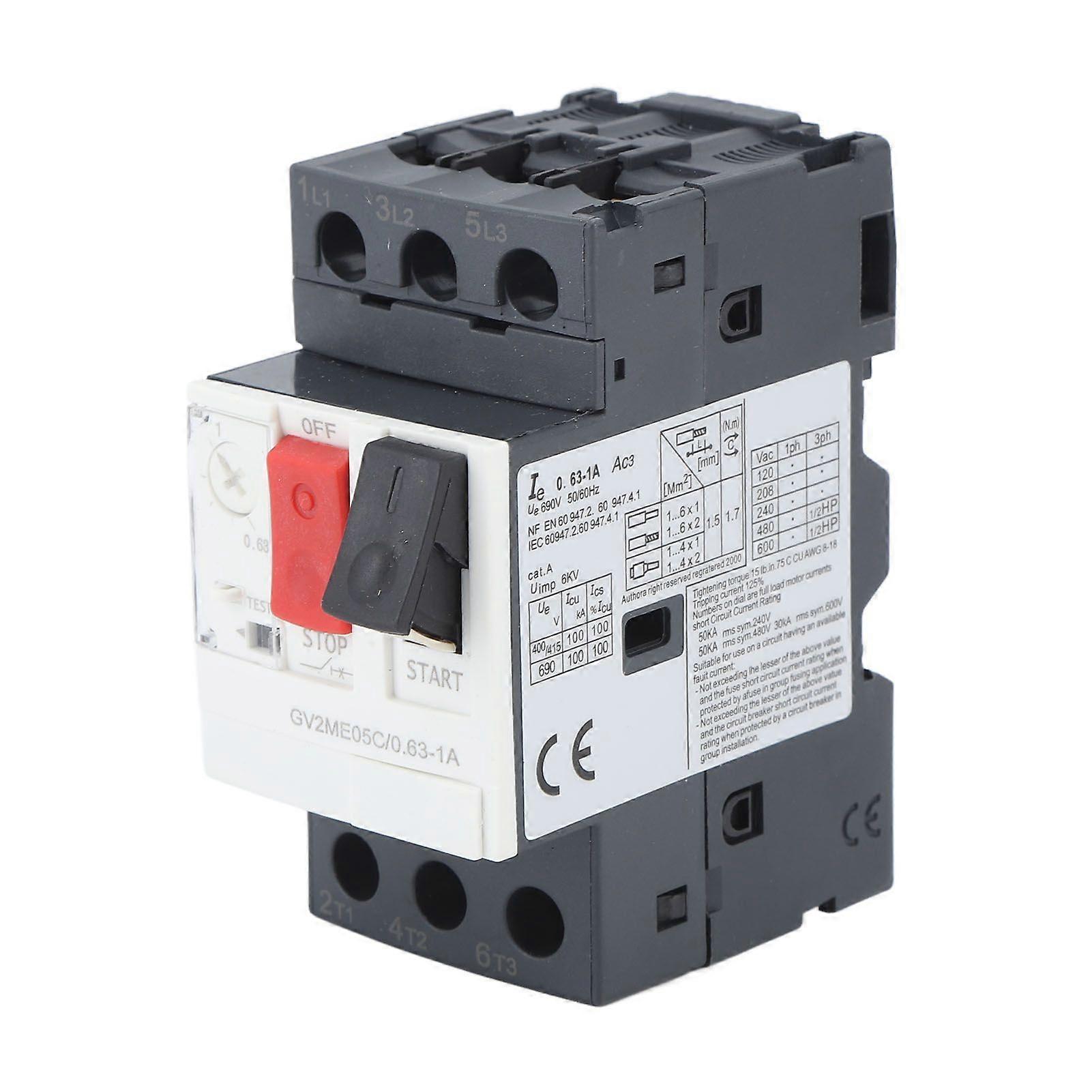 Interruptor de protección del arrancador del motor del interruptor de circuito del motor de alta calidad AC690V motor manual st