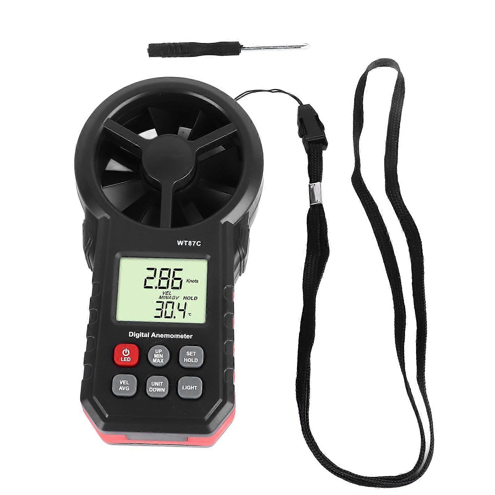 High quality  WT87C Digital Anemometer Handheld Anemometer for measuring wind