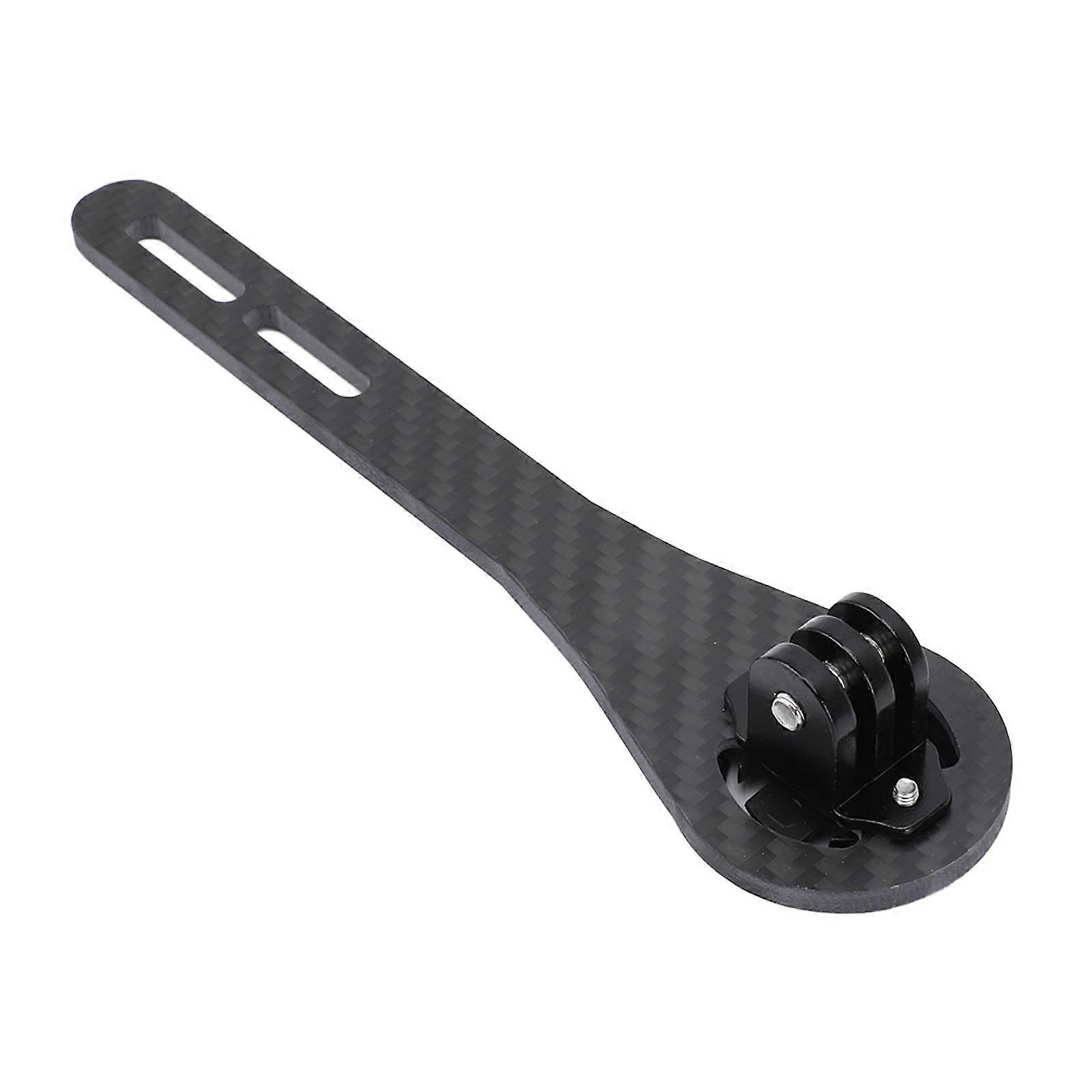 SIKW Out Front Bike Computer Mount Multi Functional Lightweight Carbon Fibre Cycling Computer Bike Light Mount 