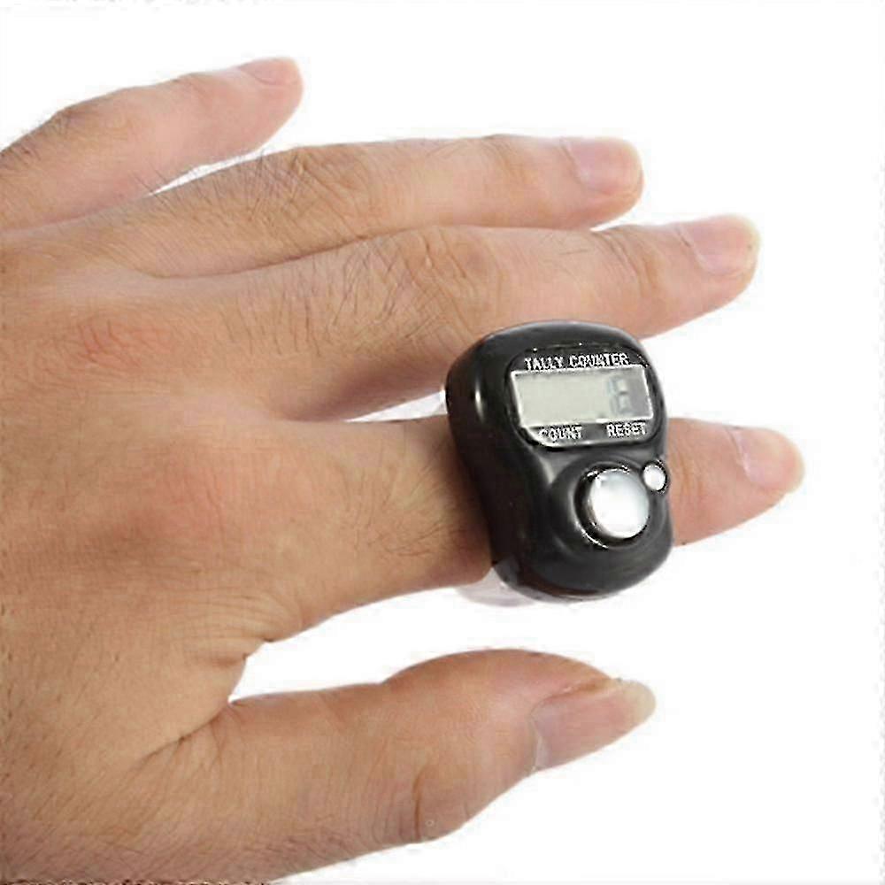 2025 Compact 5-Digit LCD Finger Tally Counter for Golf/Sports/Events, Rechargeable Digital Clicker with Ring Strap & Silent Operation_CJE6