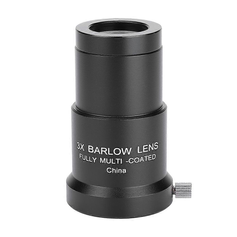 3X 1.25'' Astronomical Telescope Eyepiece Barlow Lens for Eyepiece Fully Coated