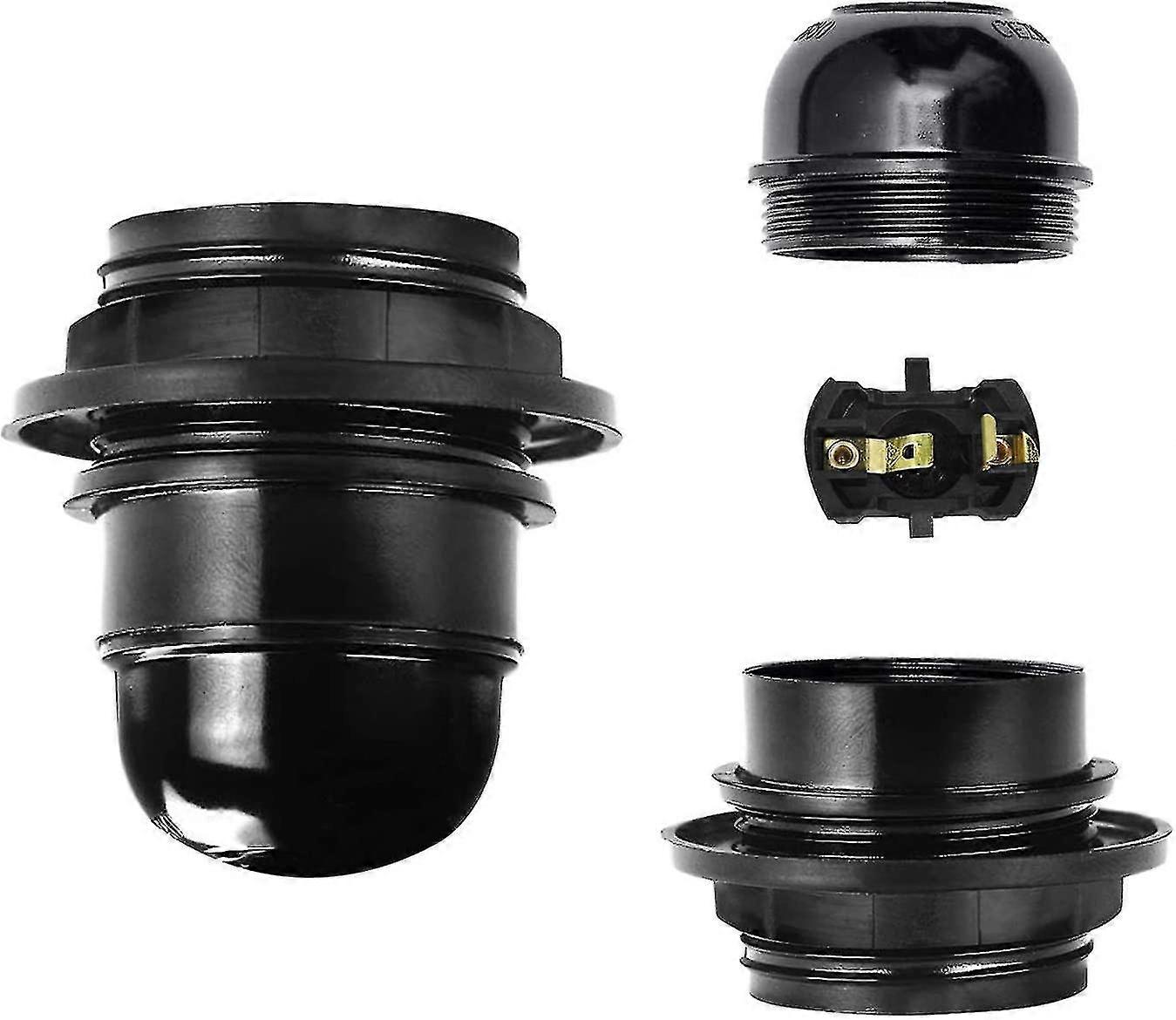 Pcs E27 Light Socket 250v Electrical Plastic Support Vintage Bulb Holder Lighting Fixture Suitable for Cafe - Restaurant - Kitchen