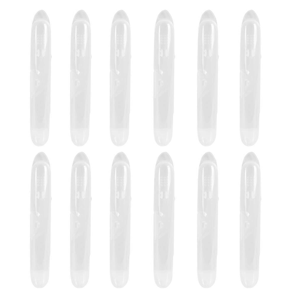 Travel Toothbrush Organizer Case, Compact and Sturdy Plastic Container for Oral Care
