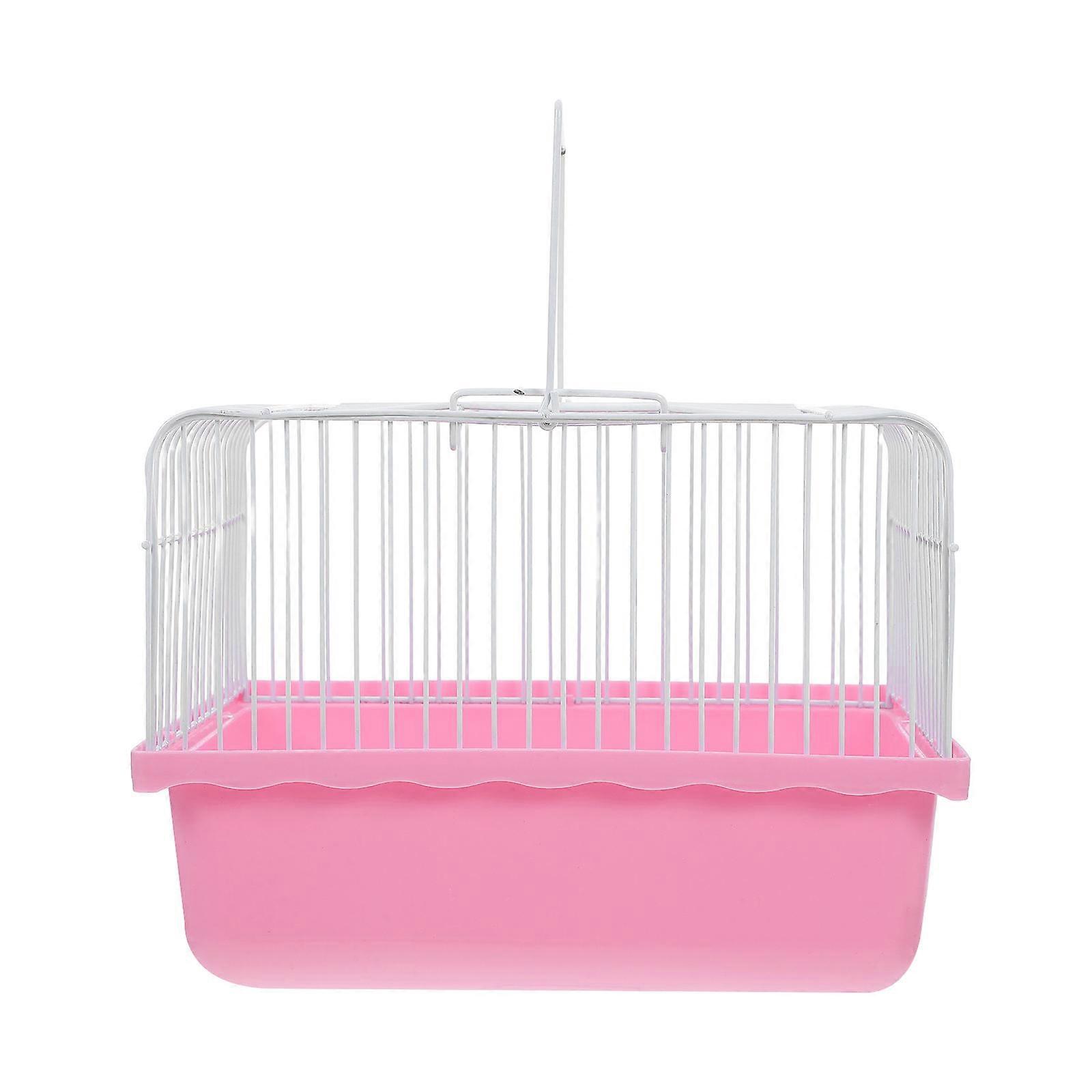 Compact Bird Carrier, Offers Security and Comfort for Parrots During Transport or Rest