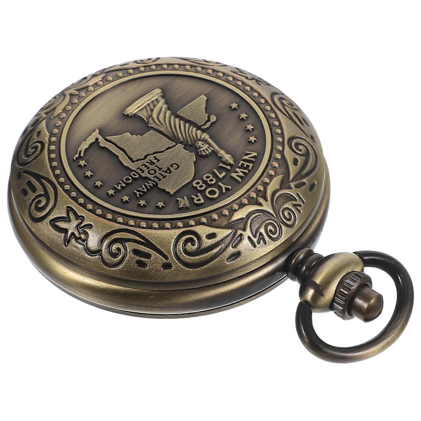 Pocket Watch Compass for Kids - Zinc Alloy Hiking, Camping, and Hunting Compass with Precision Orientation Features