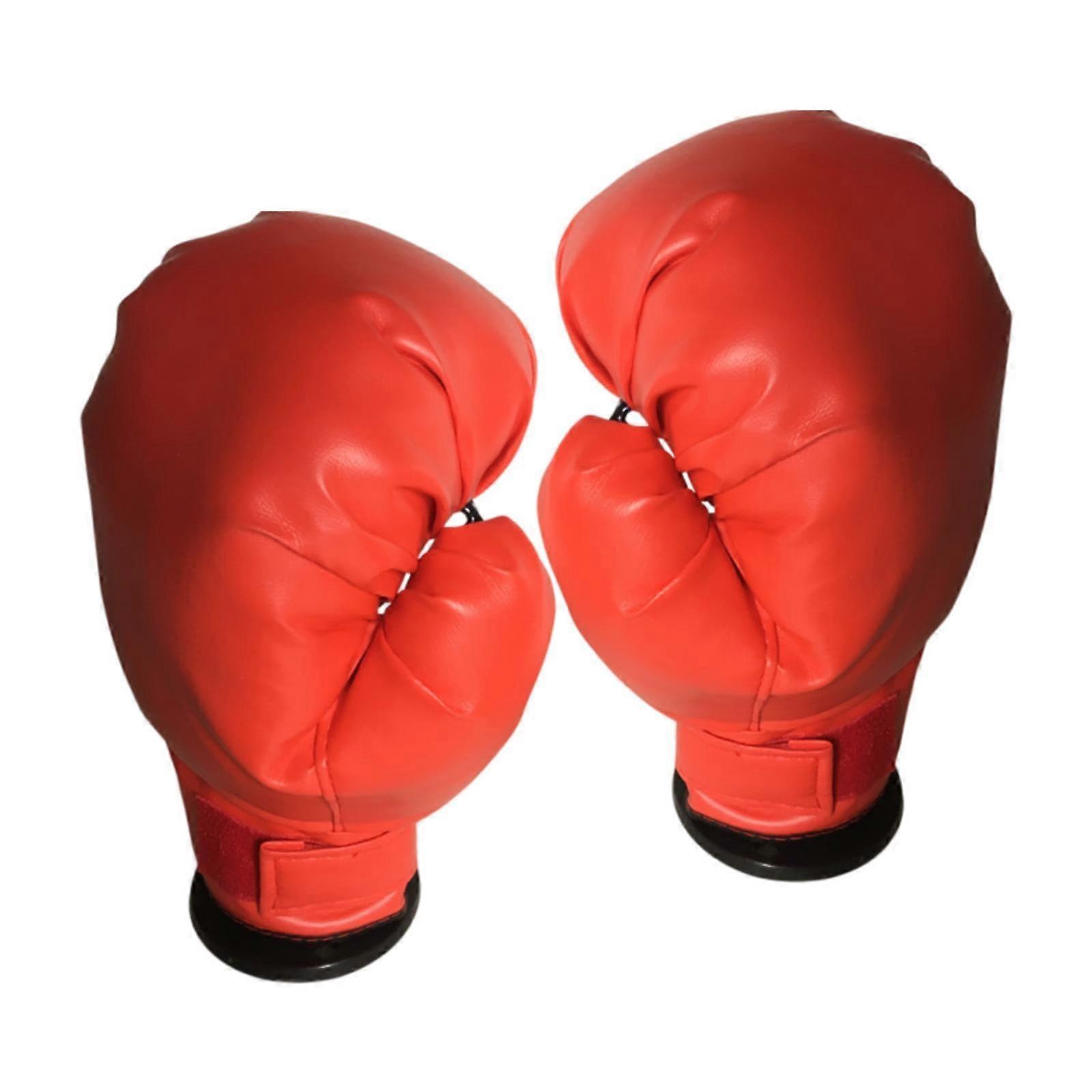 Boxing Gloves Sparring Gloves Accessories Punch Bag Gloves Boxing Equipment for Exercise Training Beginners red and small