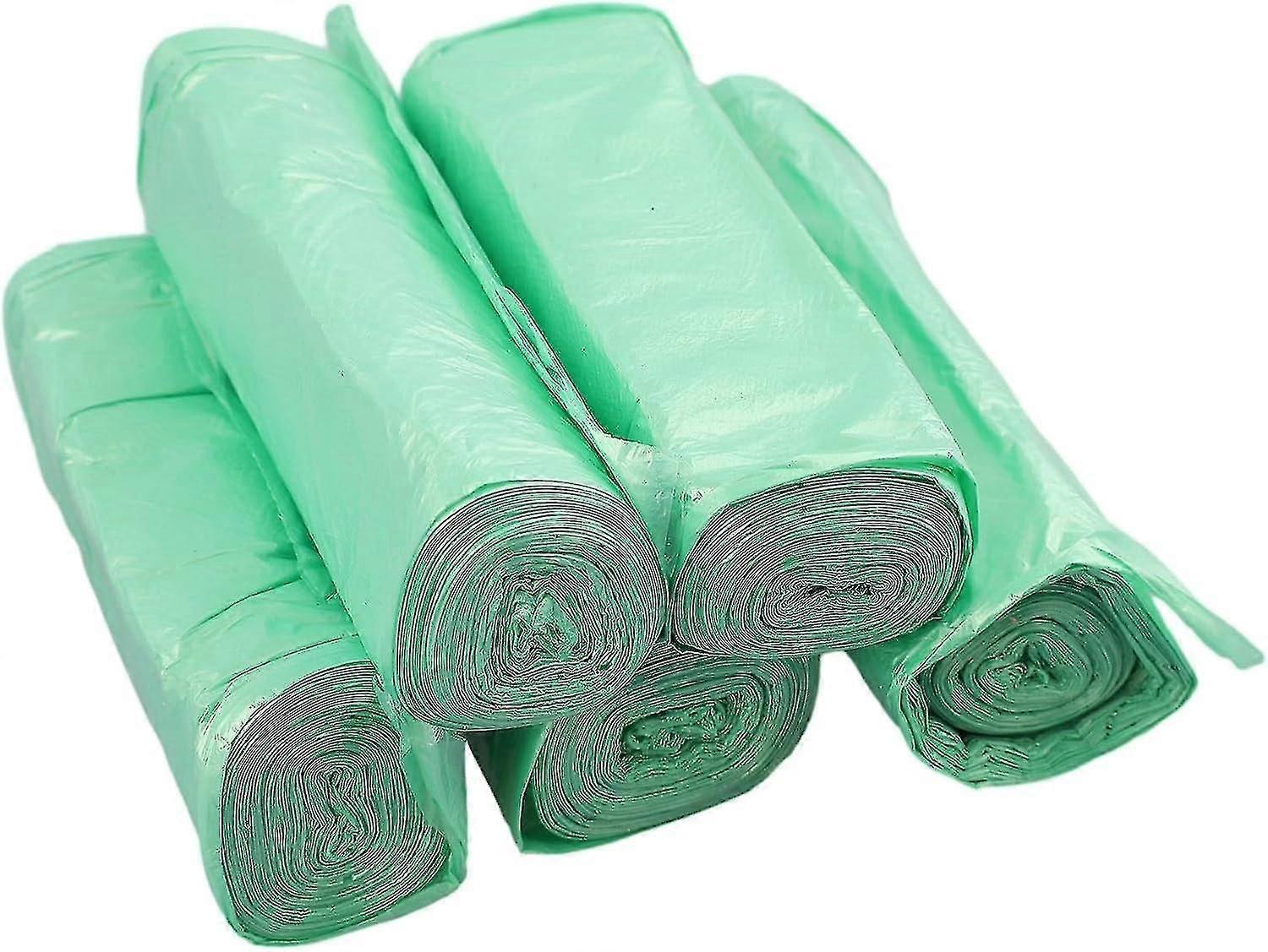 ポータブルキャンプ用トイレバッグ5ロール-キャンピングカー、ボート、農園のための衛生的な堆肥化可能な環境に優しい