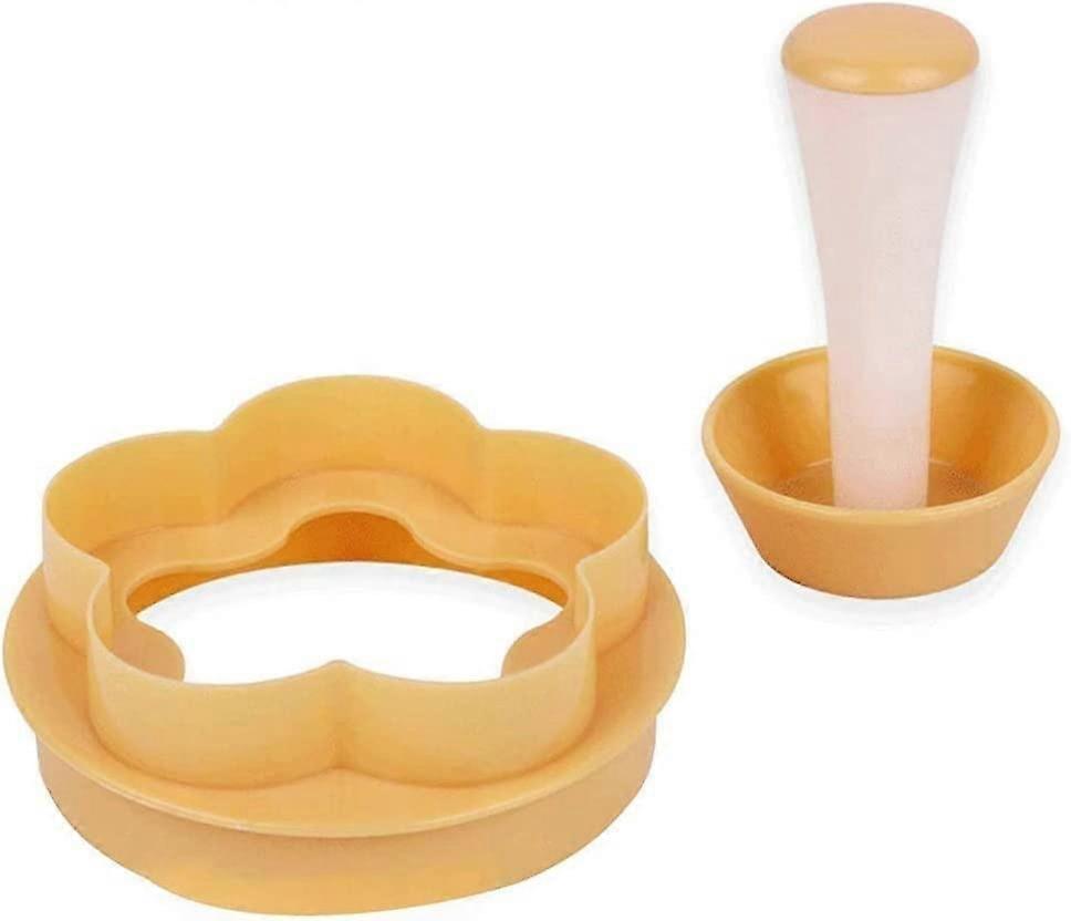 Cake Tins for Baking Muffins, 6 Cavity Non-Stick Muffin Tray, Tart Shell Molds, Pastry Dough Tamper Set, 2 Pieces