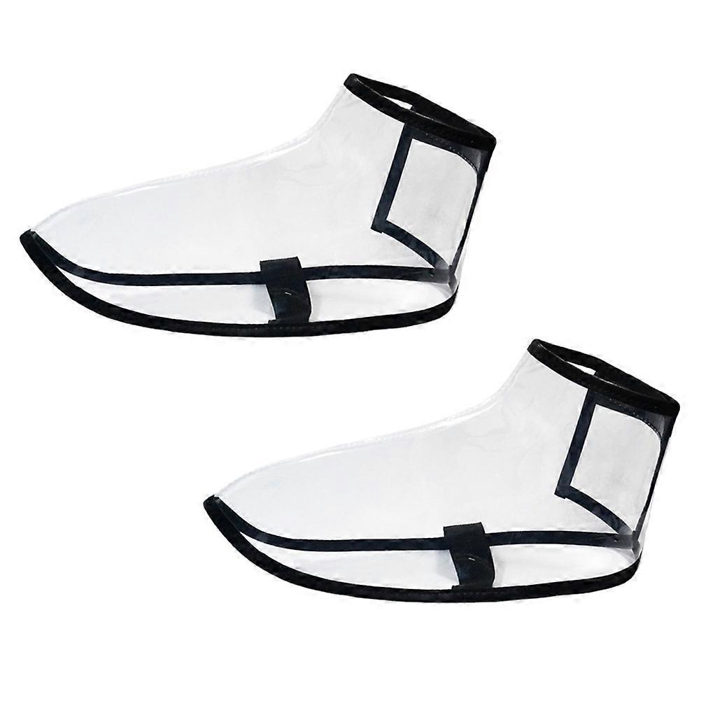 Capa protetora transparente para sapatos de cabeleireiro e barbeiro (1 par).