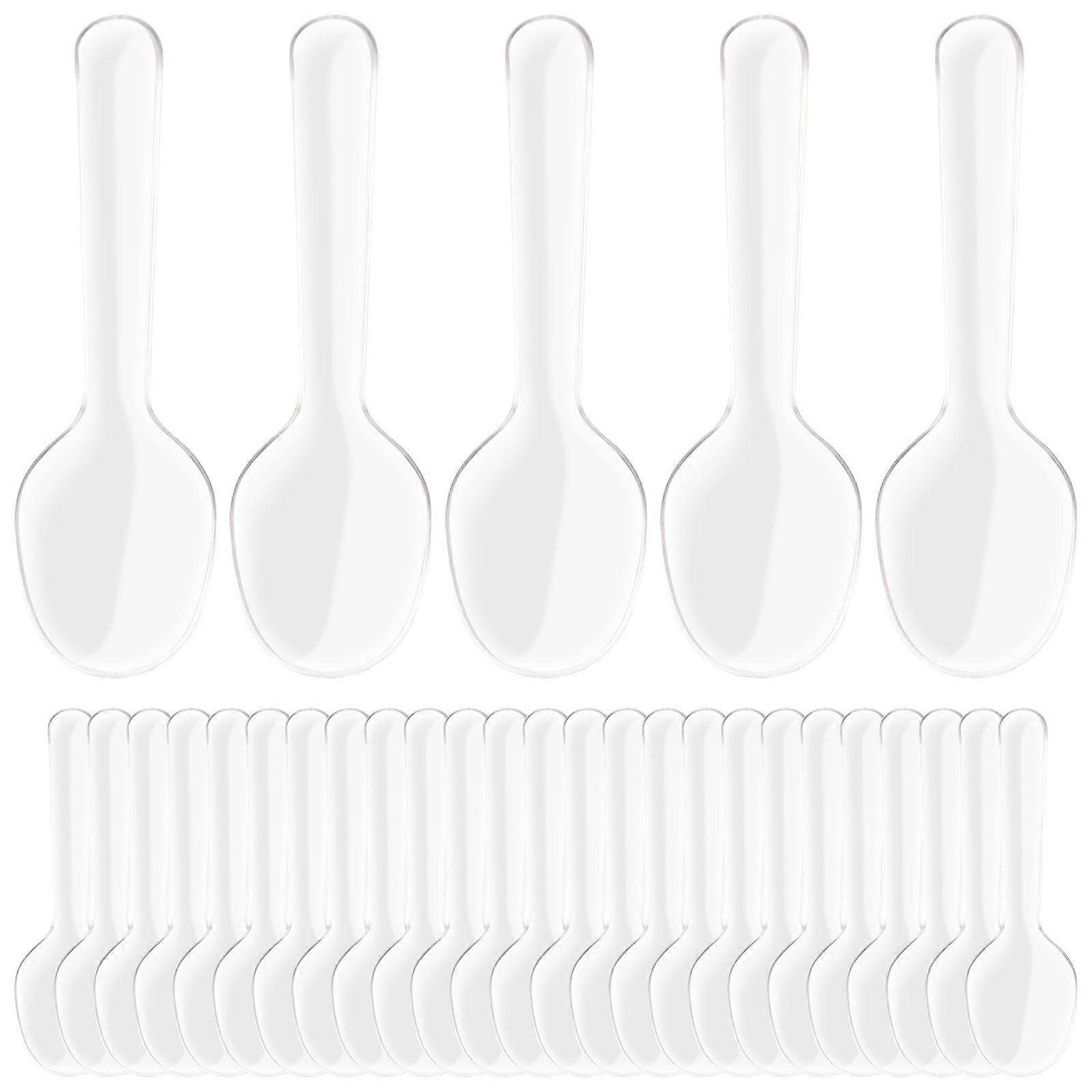 Durable Plastic Dining Spoons for Cake and Appetizers