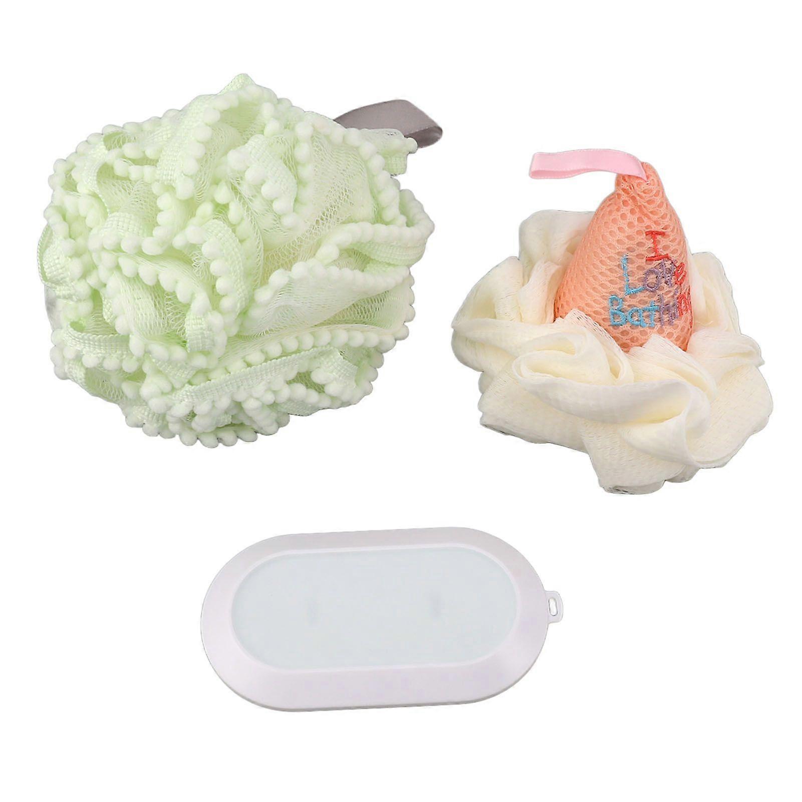 2025 Latest Model Bath Shower Sponge Hair Eraser Deep Cleansing Dense Foam Com...