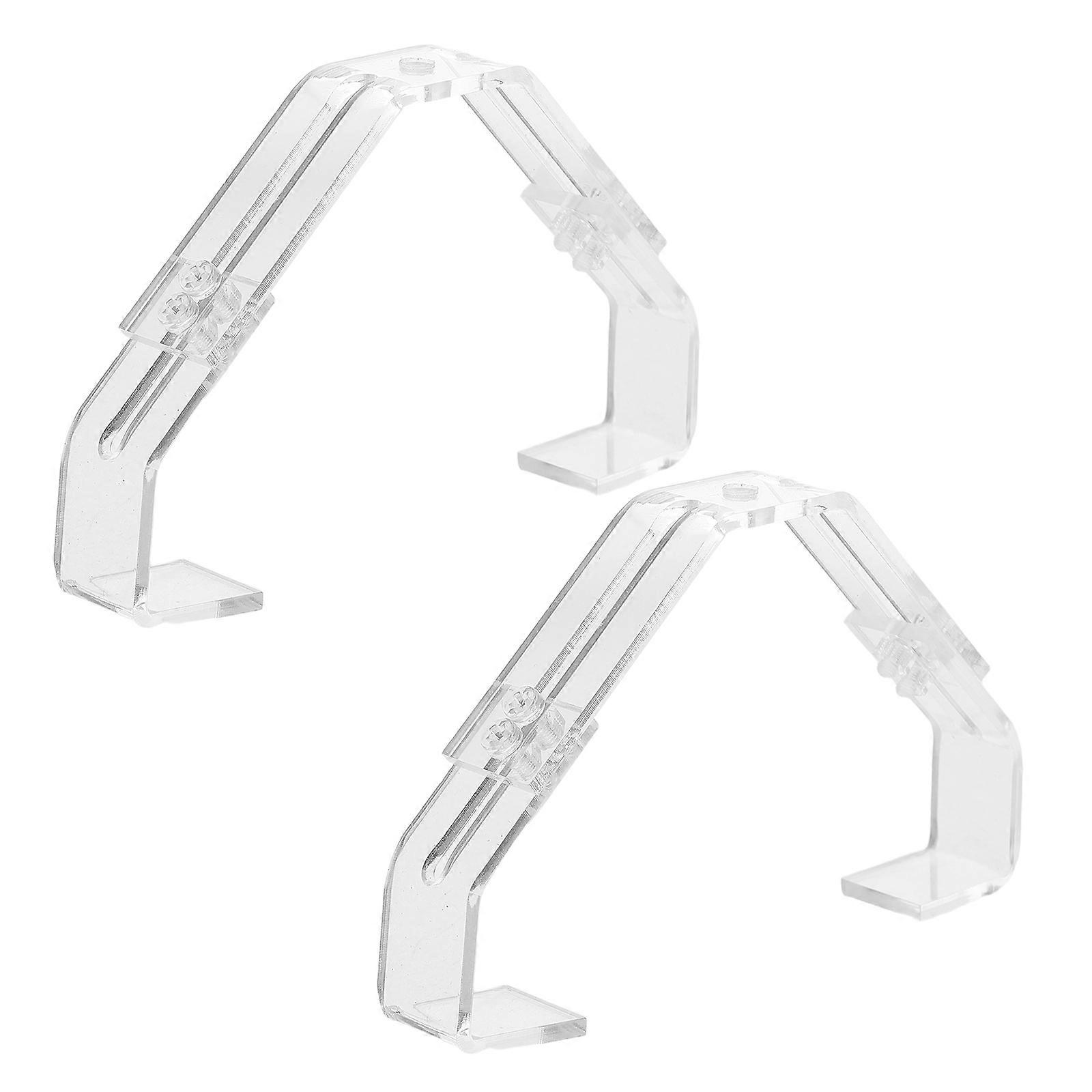 Adjustable Terrarium Lamp Holder Reptile Lamp Stand Precision Adjustment Secure Fixation Glass Terrarium Aquarium Lighting Setup 2Pcs
