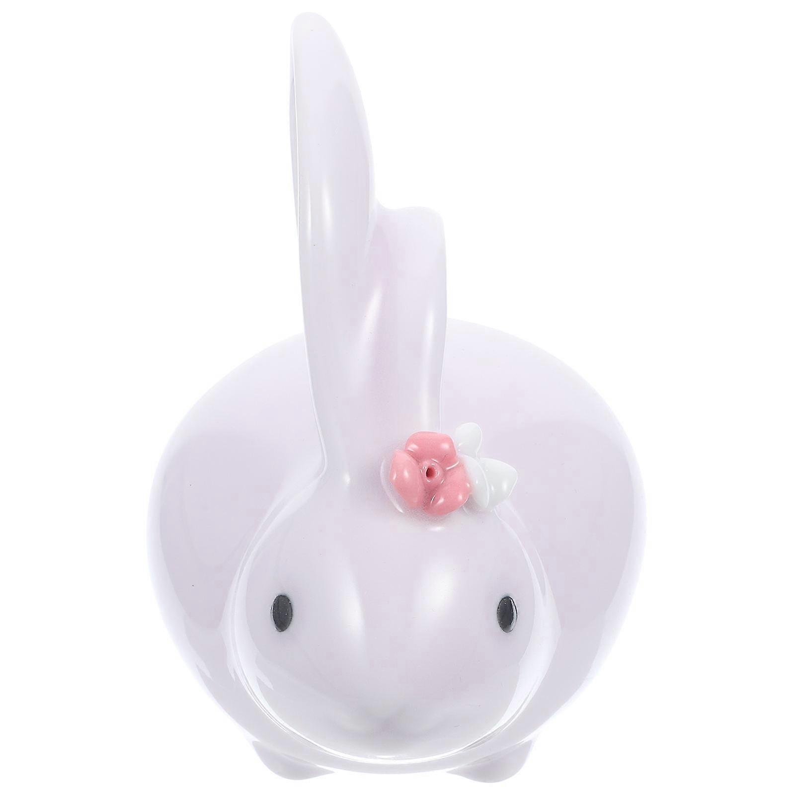 Desktop Rabbit Decoration Ceramic Figurines Family present 1Pack