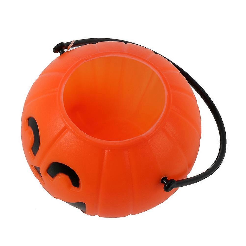 Plastic Halloween Bucket Pumpkin Buckets Halloween Parties 12Pcs