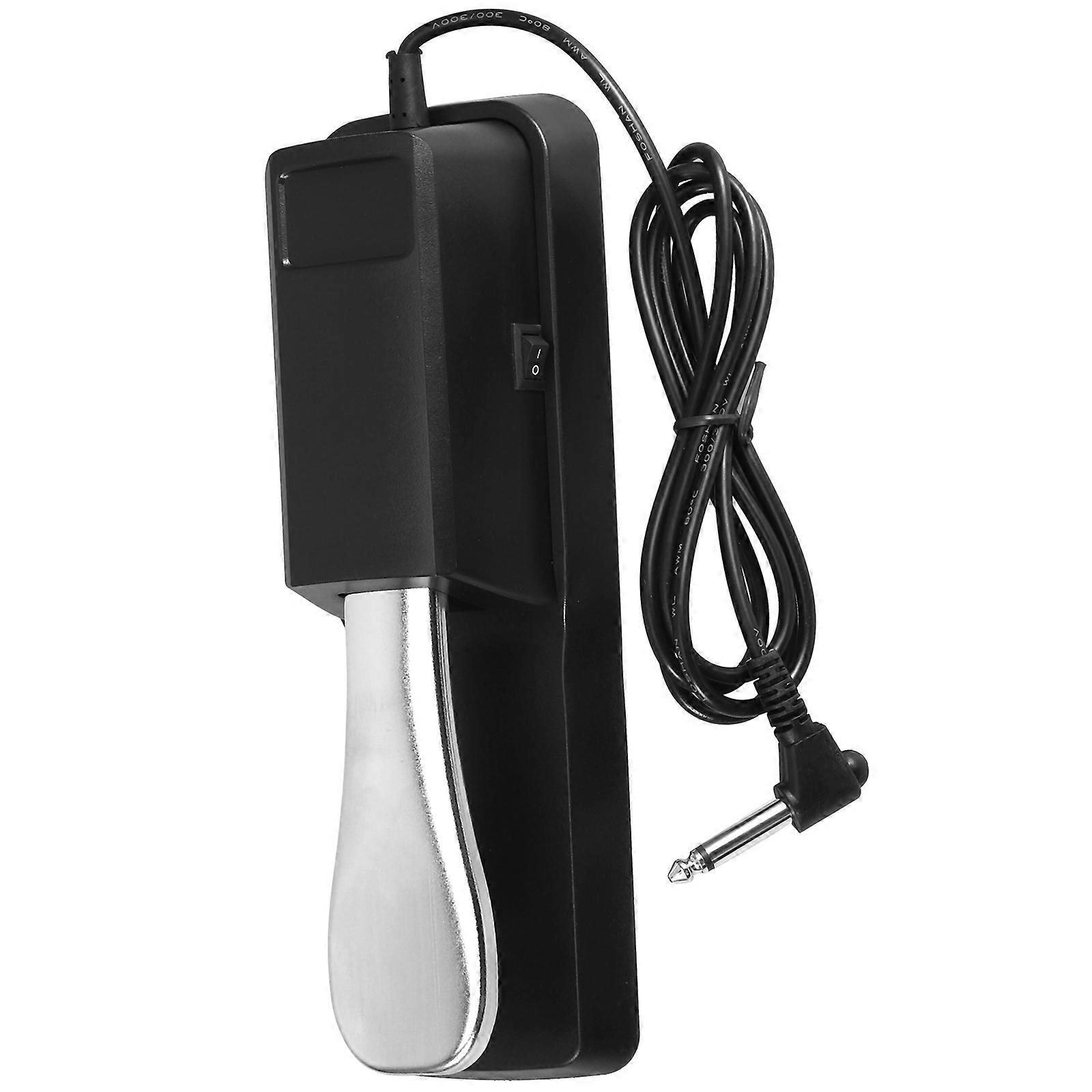 Lightweight Keyboard Sustain Pedal for Electric Pianos and Synthesizers – Durable, Stable Design – Essential Musical Accessory for Musicians