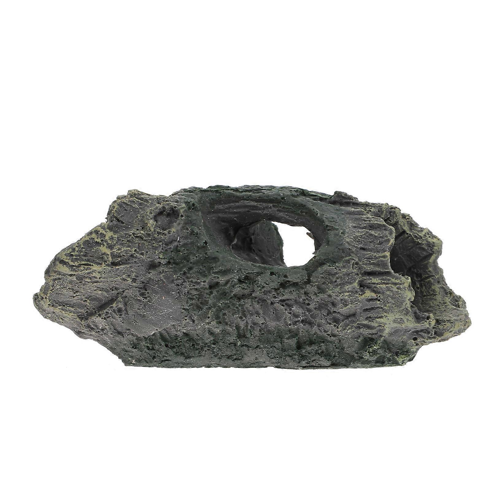 Artificial Tree Stump Aquarium Decoration Resin Fish Tank Ornament Realistic Simulation Hideout for Fish Shrimp Landscaping Aquascaping Accessory