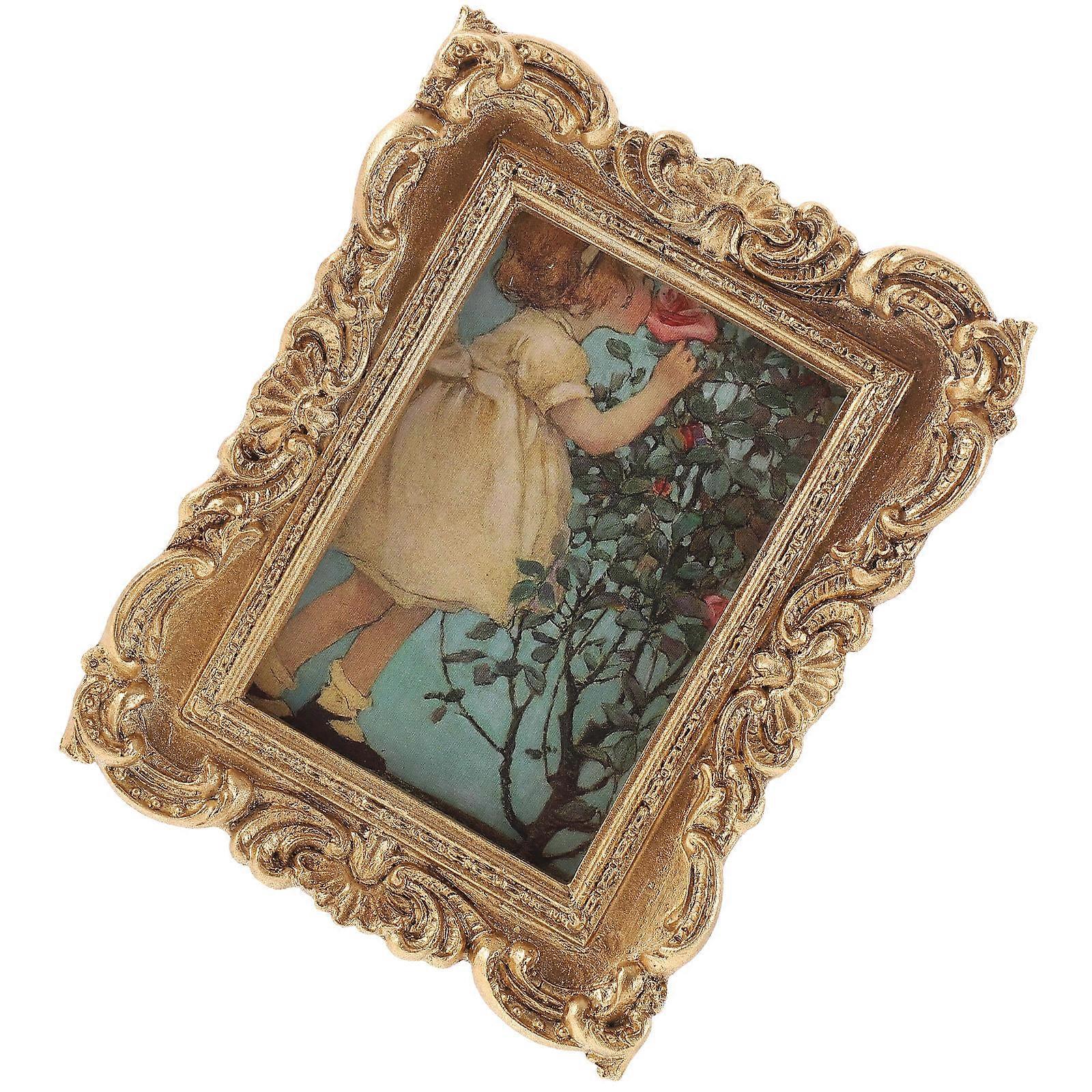 Picture Frame Holder Resin Wall Mountable Bedroom Decorative 1Set