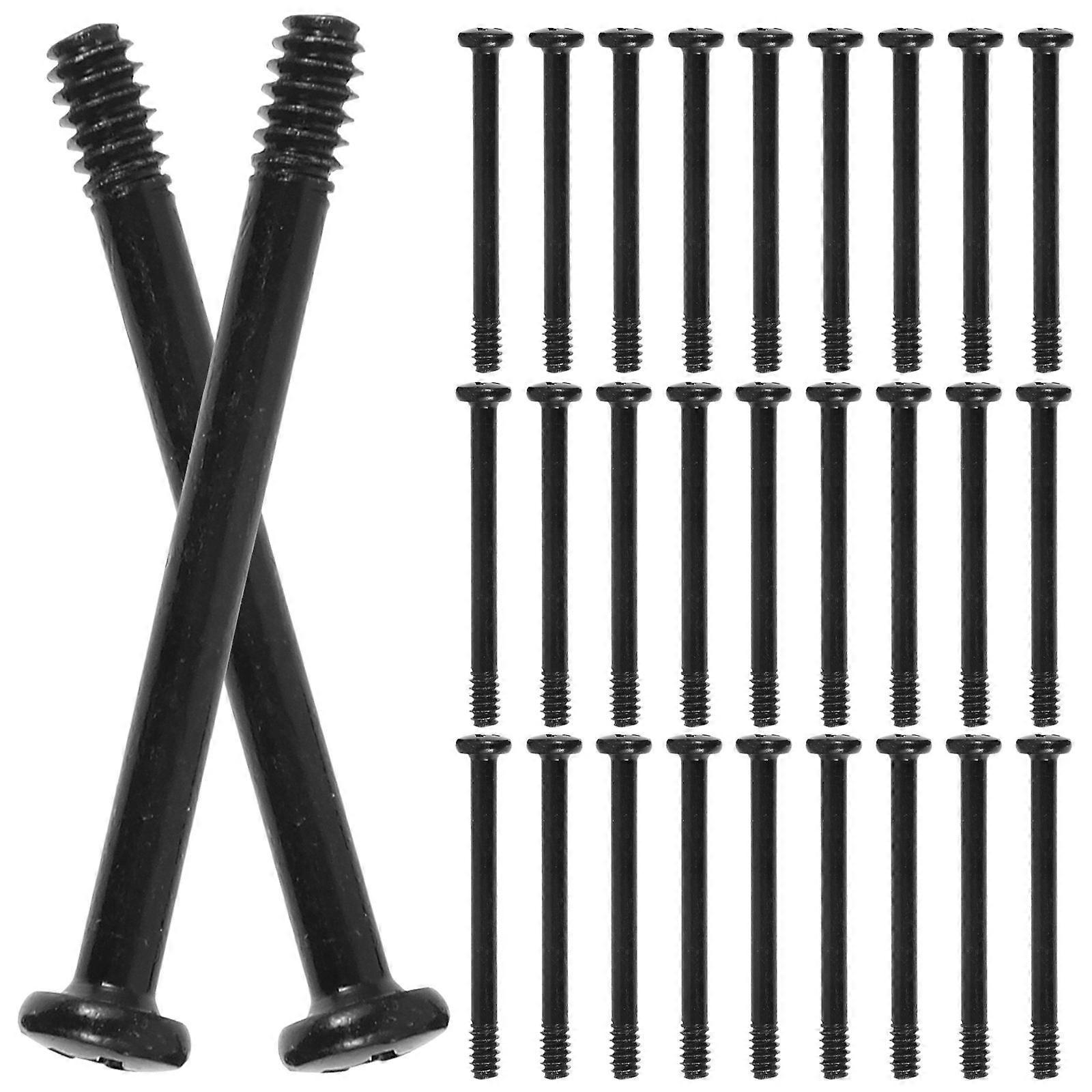 Computer Case Fan Screws Metal Screw Diy Computer Building Diameter: 3.4mm Cylindrical Cooling Fan Mounting 50Pcs