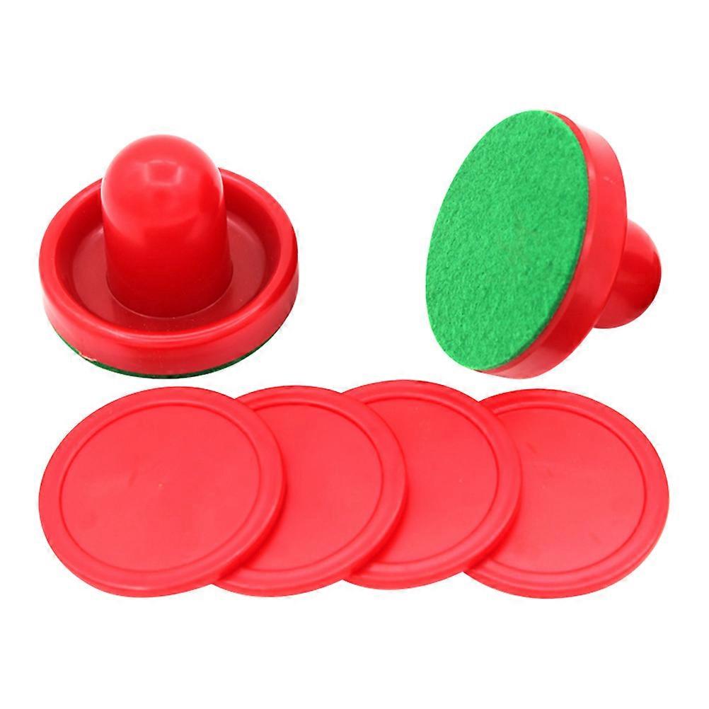 Air Hockey Replacement Pucks Table Hockey Indoor Activities Family Use 76mm Red 1Set