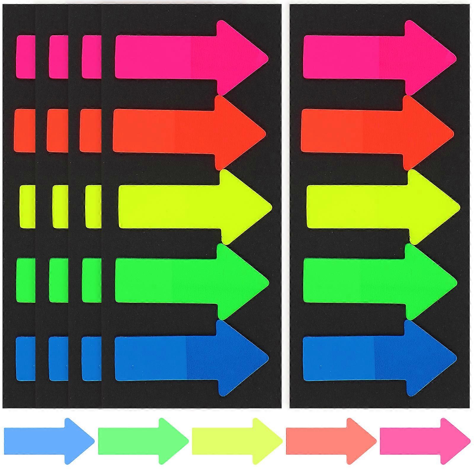 Arrow Stickers Markers Bookmark Tabs for Annotating, Highlighting, Directional Marking and Page Annotation 10 Sets Sticky Arrow Tabs Accessory