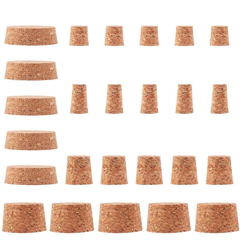 30pcs Natural Stoppers Reusable Tapered Plugs for , , Spirits Sealing Home & Restaurant Use