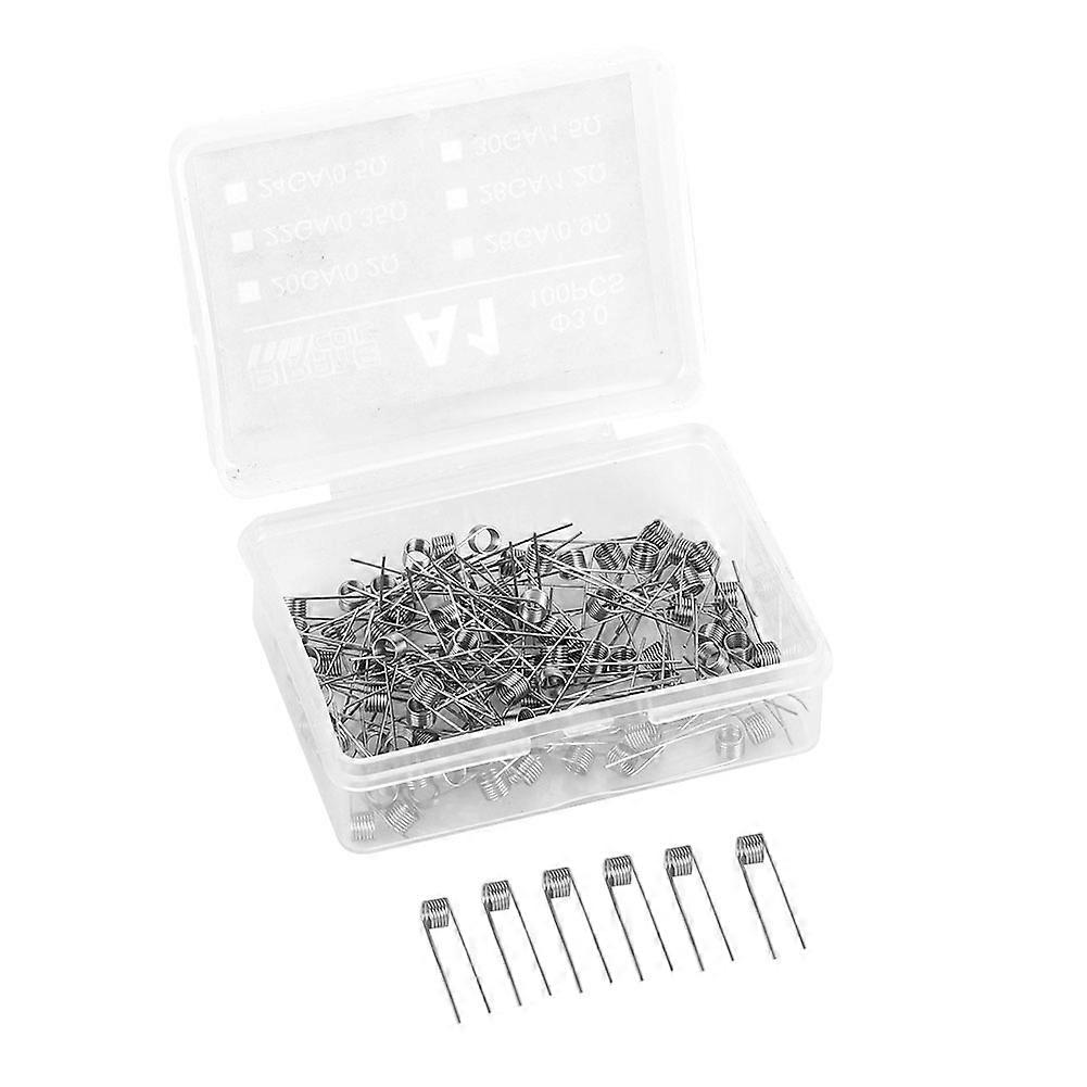 Lot de 100 fils de résistance chauffants pour atomiseur de cigarette électronique (26 GA/0,9 ohm)