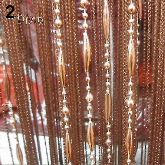 Lachepper Teardrop Beaded String Door Curtain Divider Room Window DIY Tassel Drape Decor