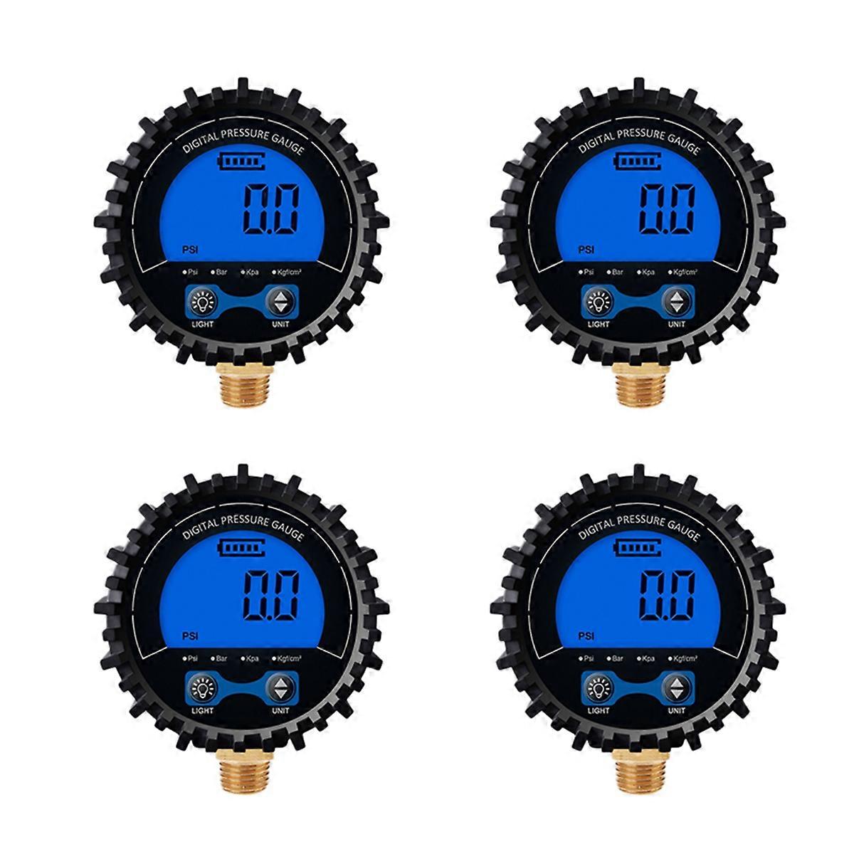 Tire Pressure Gauge Digital Tire Tester Display Air Pressure Manometer Quick Connect Coupler
