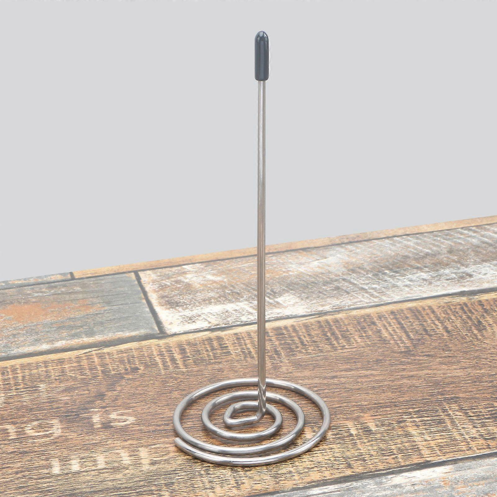 2 יחידות מחזיק תפריט מטבח נירוסטה כרטיס מסעדה ספייק משרד ארגונית קבלה מחזיק חשבונות לדוקר קבלה לשולחן לבנק ולבית 15 ס"מ