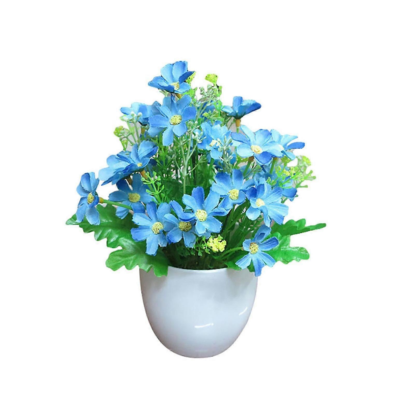 2025 Latest Model Artificial Flower Potted Party Decor Plastic DIY Artificial