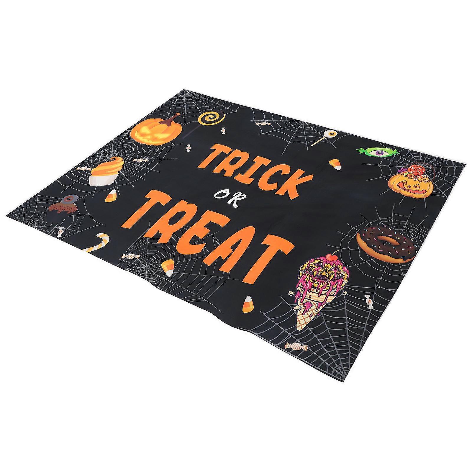 Halloween Backdrop Party Decoration Photography Background Haunted House Theme Black 210X150X0.1CM Fabric 1Pack