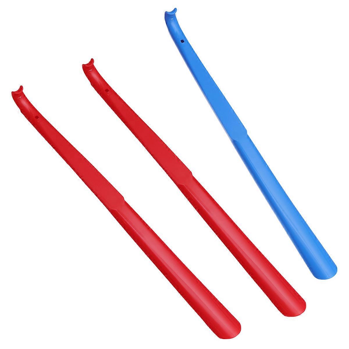 Shoe Put Helper Shoe Lifter Reduce Bending Over 58cm Simple Style 3Pcs for Women Men