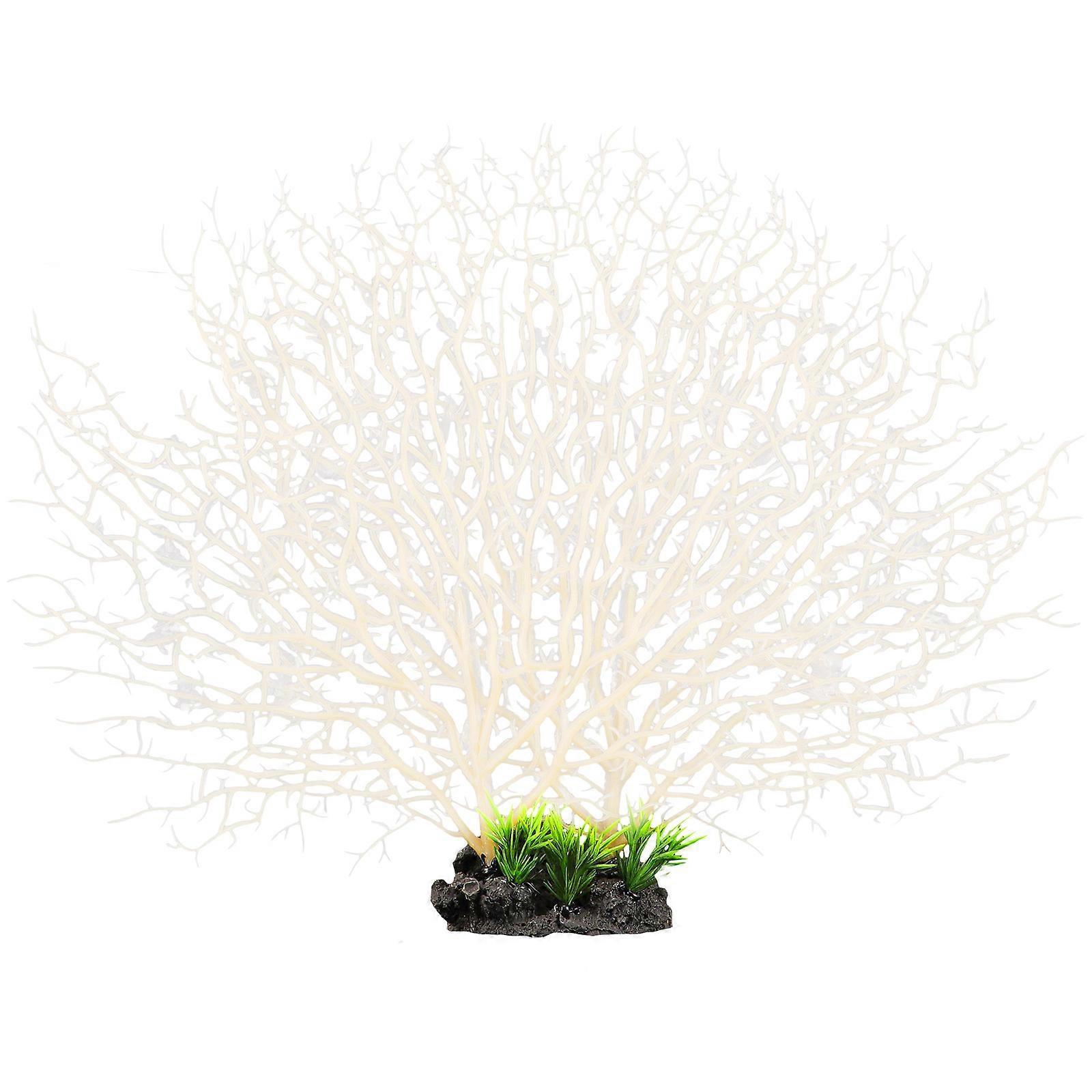 Aquarium Ornaments Large Coral Prop Fish Enthusiasts Tree Shape 40x38cm Enhancing Visual Appeal 1Pcs