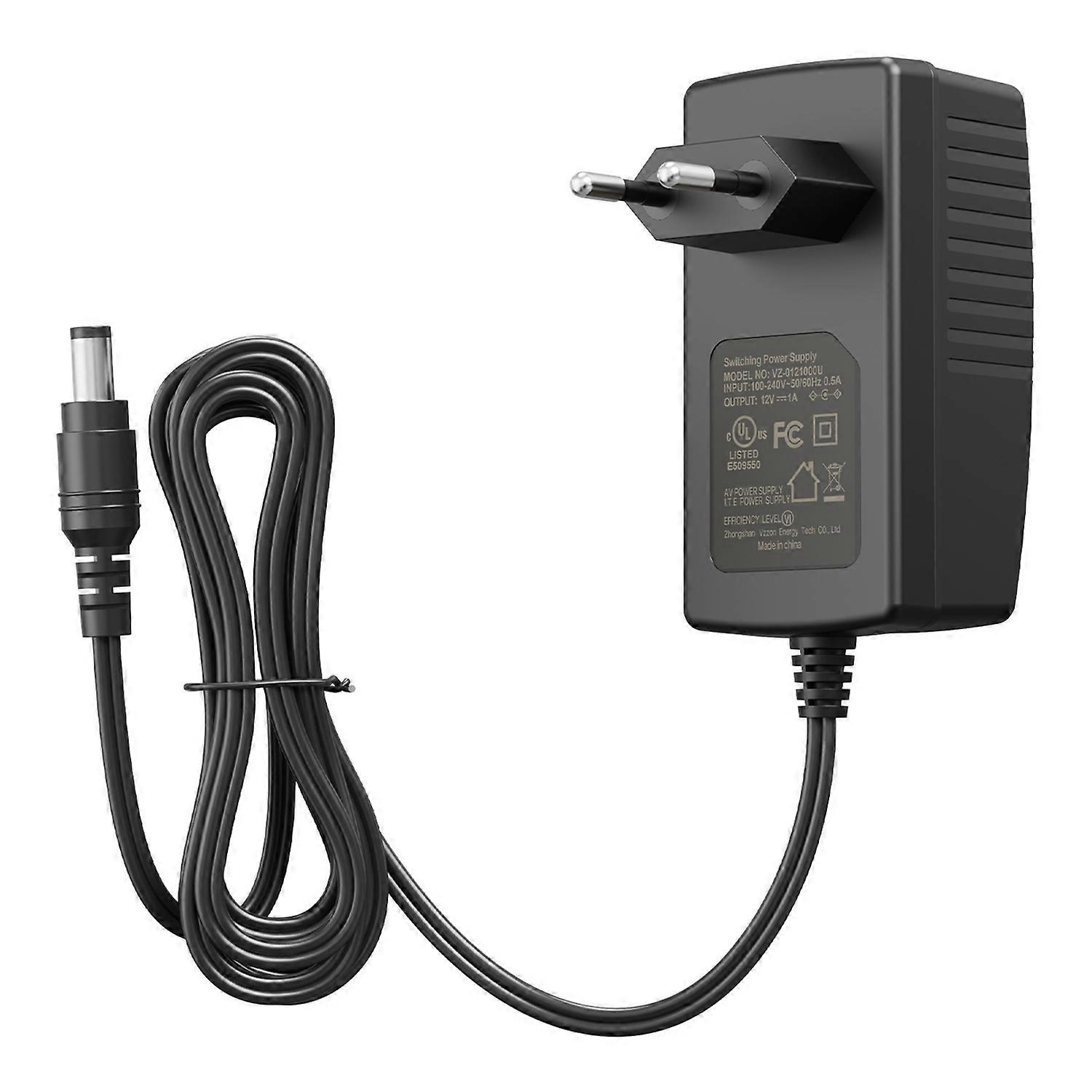 ZOSI 12V 1A 1000mA Power Supply Adapter CCTV Security Camera System for Home Surveillance