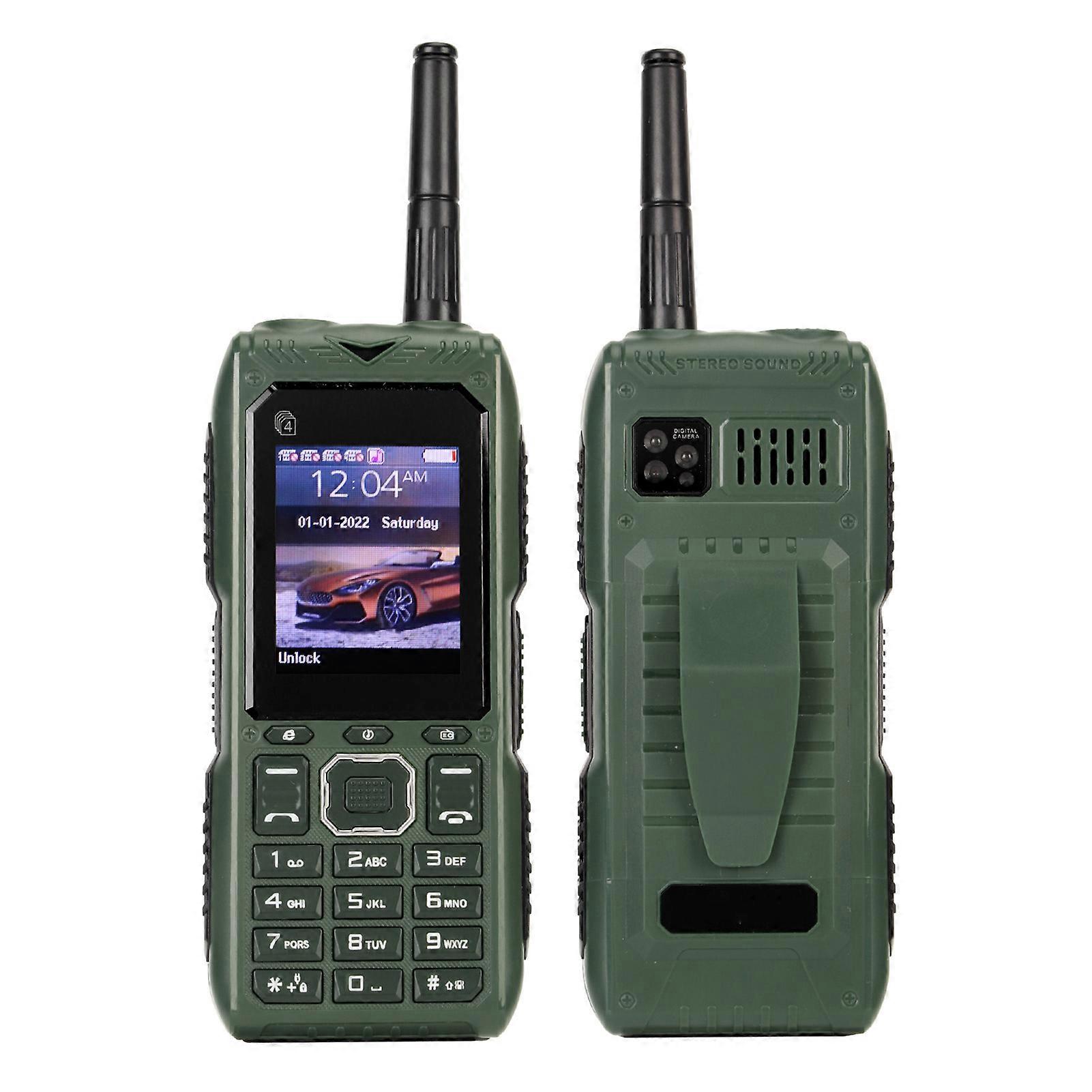 נעול בכיר טלפון סלולרי 2G רטרו ארבעה כרטיס ארבעה המתנה 2400mAh סוללה כפתור גדול טלפון נייד עם אנטנה לילדים קשישים