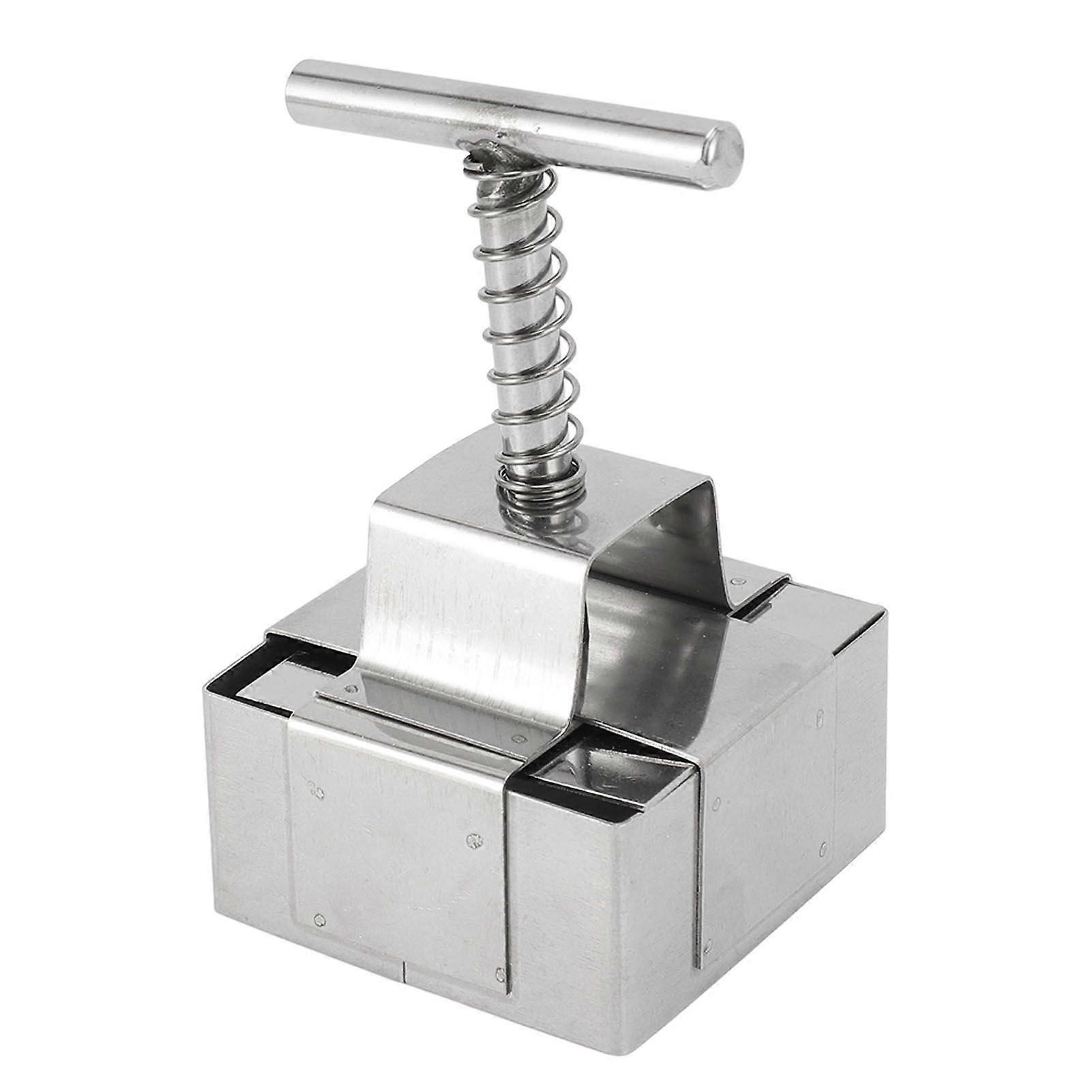 2025 Latest Model Stainless Steel Clay Cutter Spring Loaded Plunger Precise