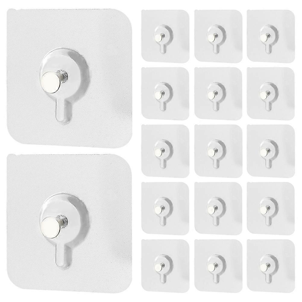 Adhesive Hooks For Hanging Self Adhesive Hooks Simple Structure Bathroom 7.00X7.00X0.60CM 20Pcs