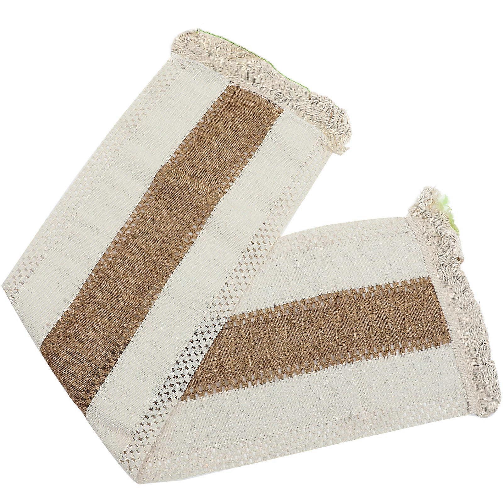 Cotton Linen Table Runner With Tassels Elegant Rustic Decorative Tablecloth For Wedding Party Home And Outdoor Use Premium Including Fringe