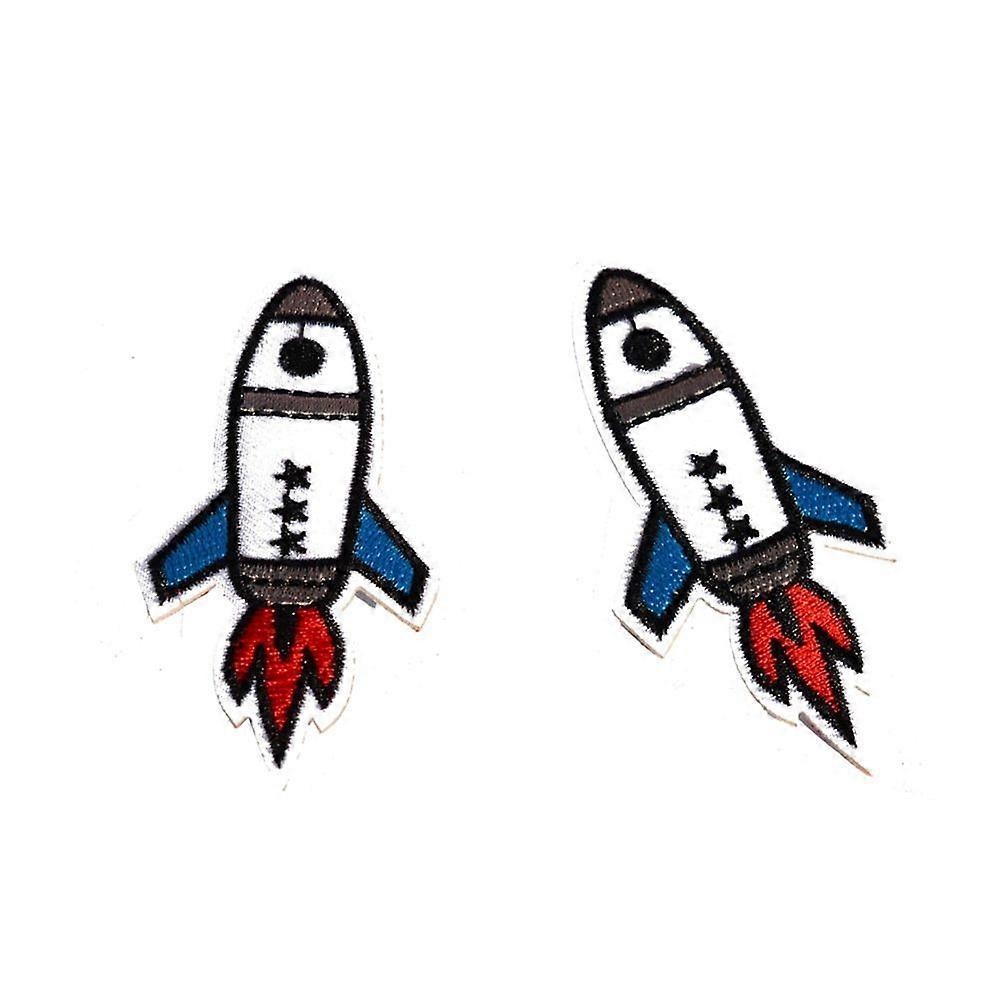 2025 Latest Model  2pcs Space Flight Embroidery Cloth Paste Iron on Patch DIY ...
