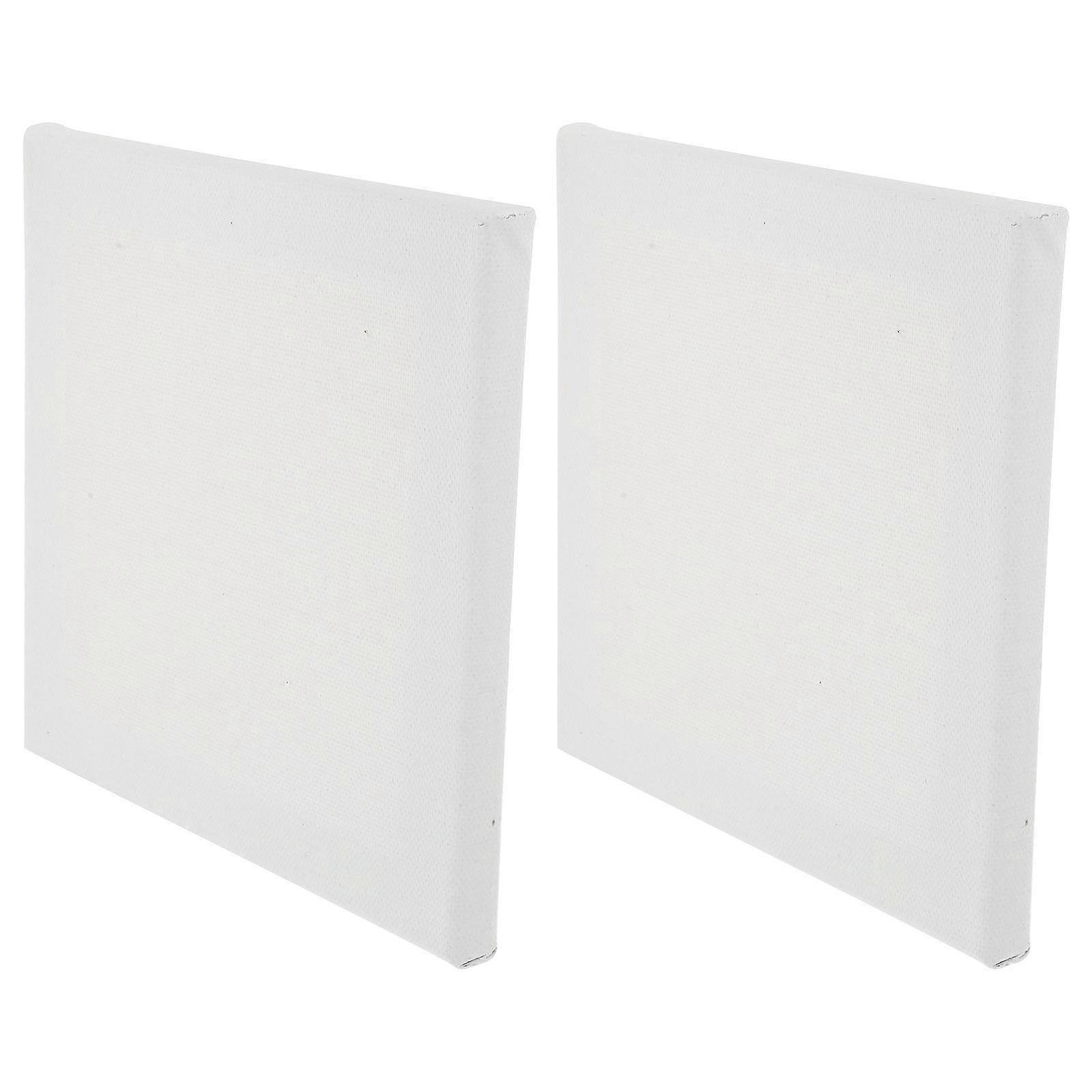 2pcs DIY Painting Picture Frames, Medium Texture Pure Linen Canvas Art Frames for Oil & Acrylic Paintings, Versatile Desktop & Wall Display Holders,